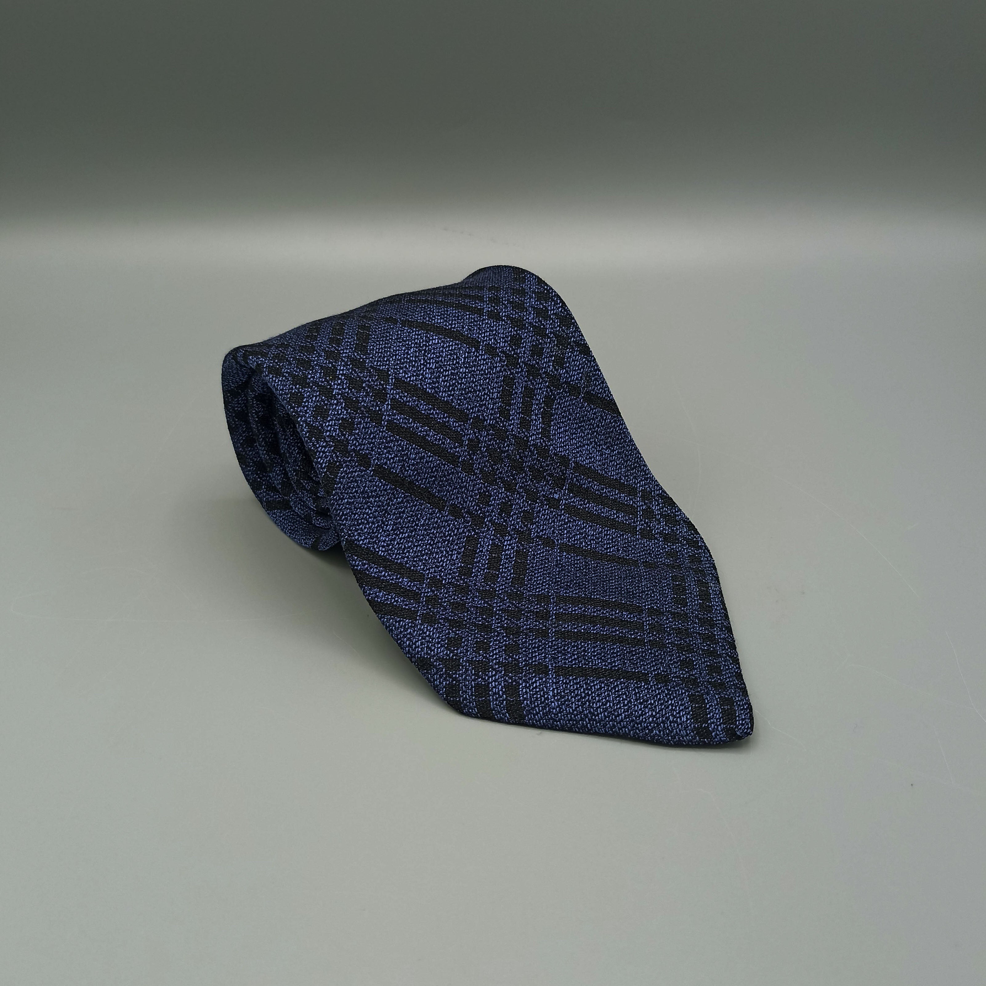 Cravate Cerruti Noire et Bleue