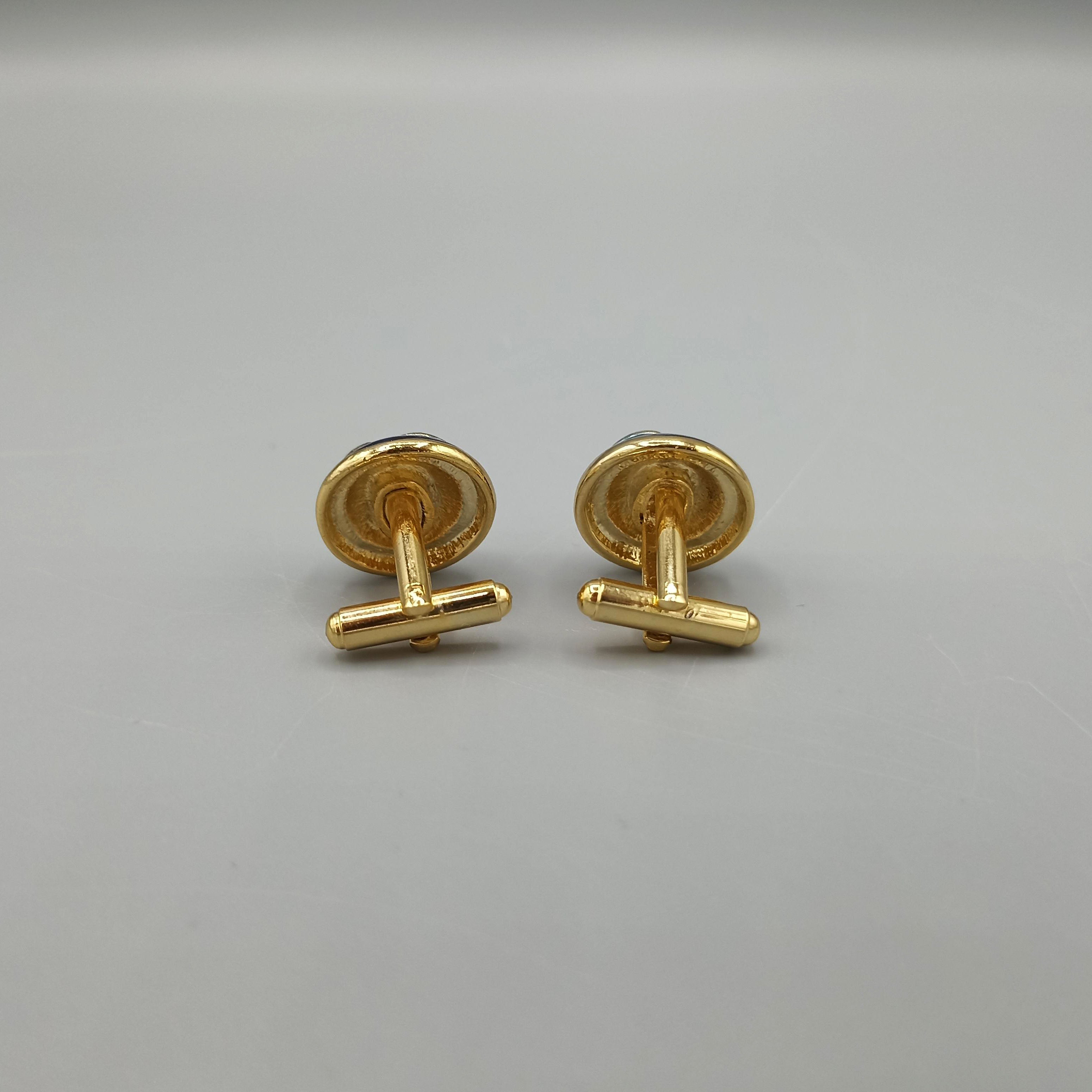 Boutons de manchette émaillés