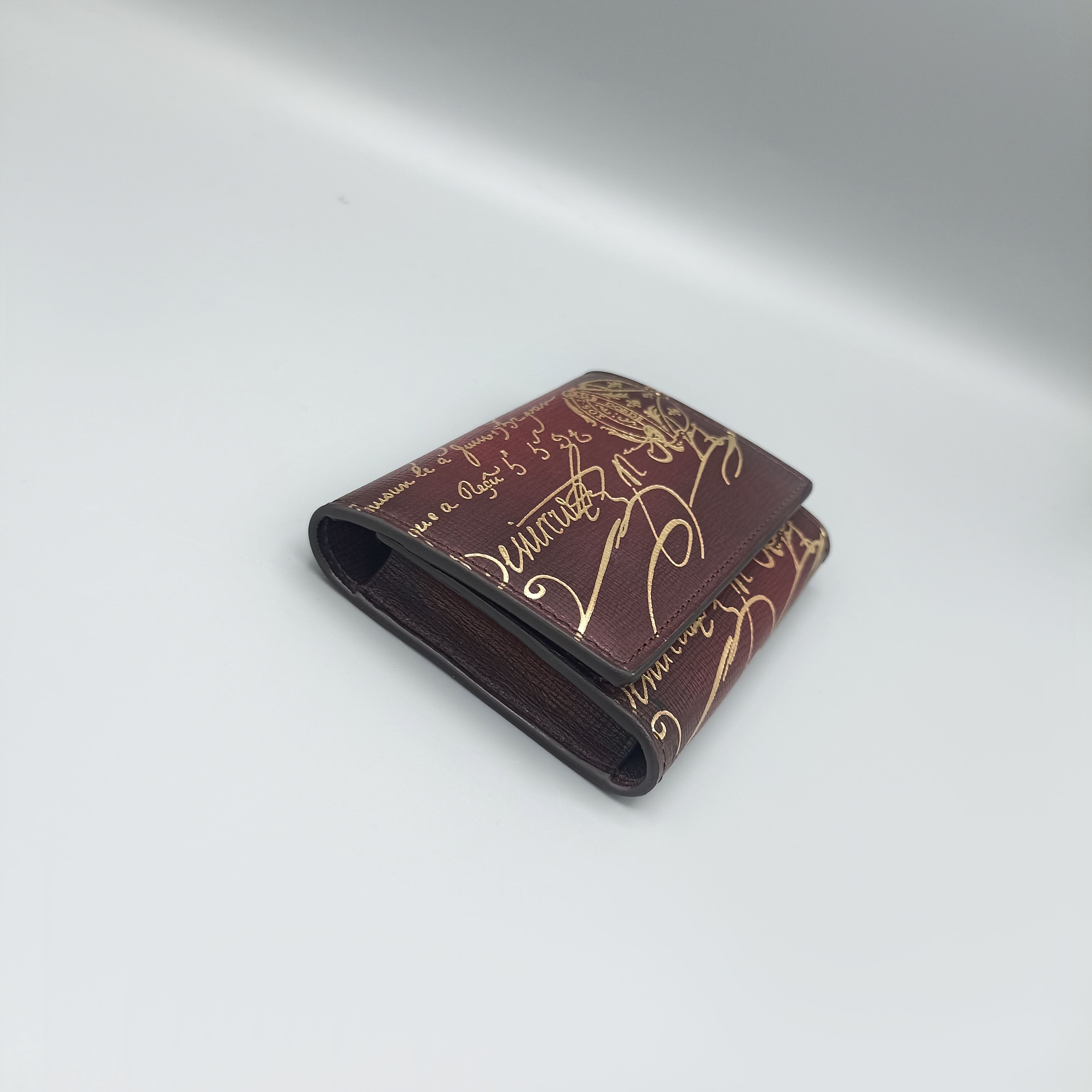 Porte-cartes Imbuia bordeaux Berluti