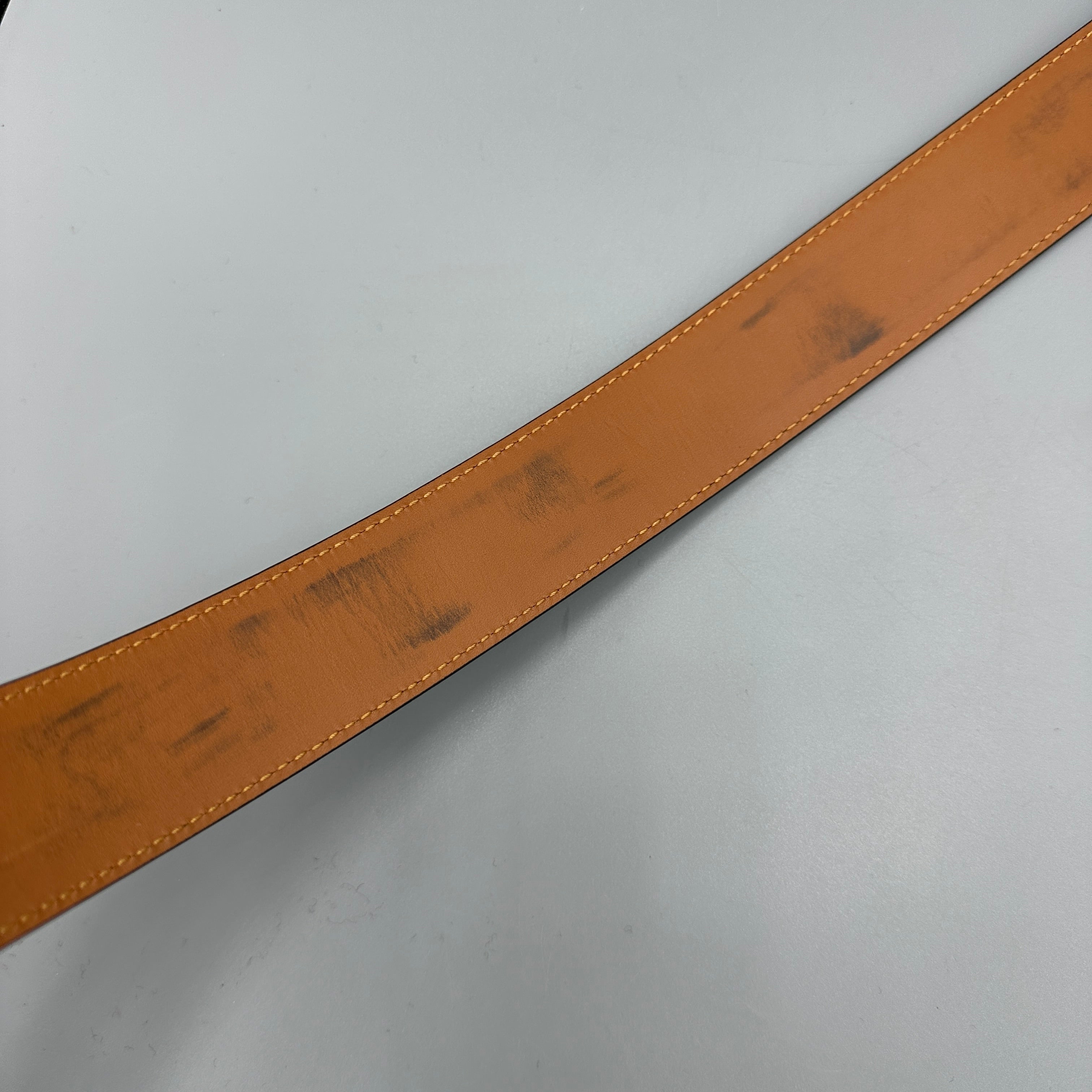 Ceinture grise Berluti