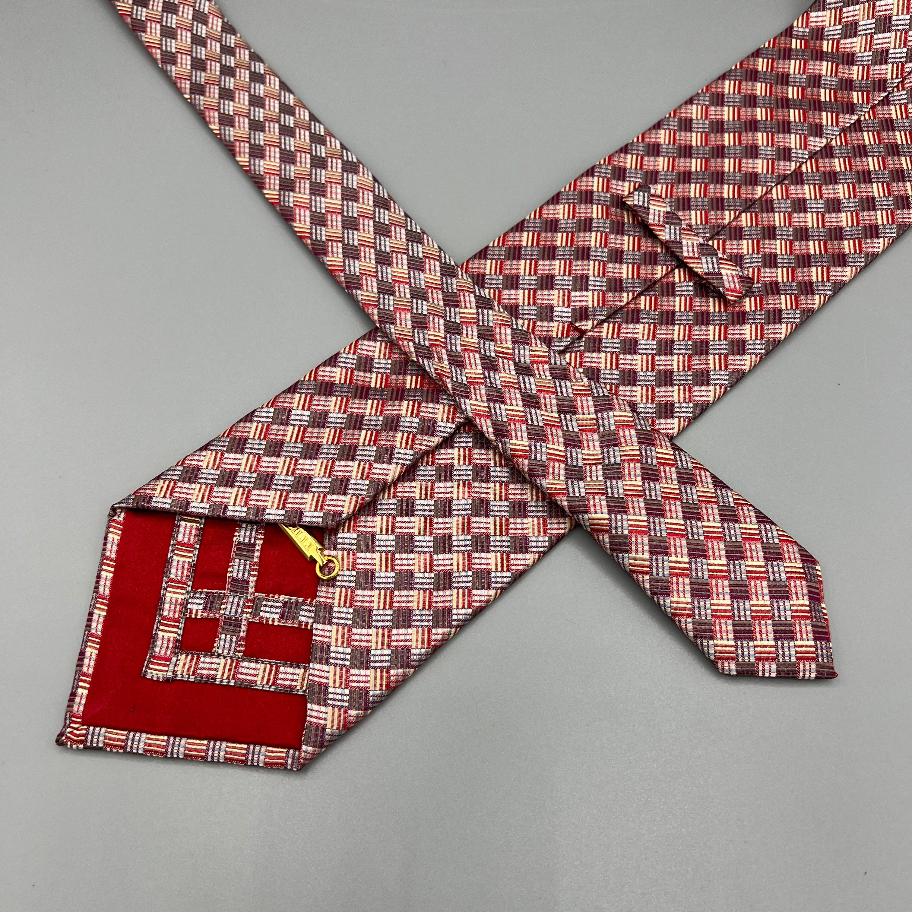 Cravate à carreaux Zilli