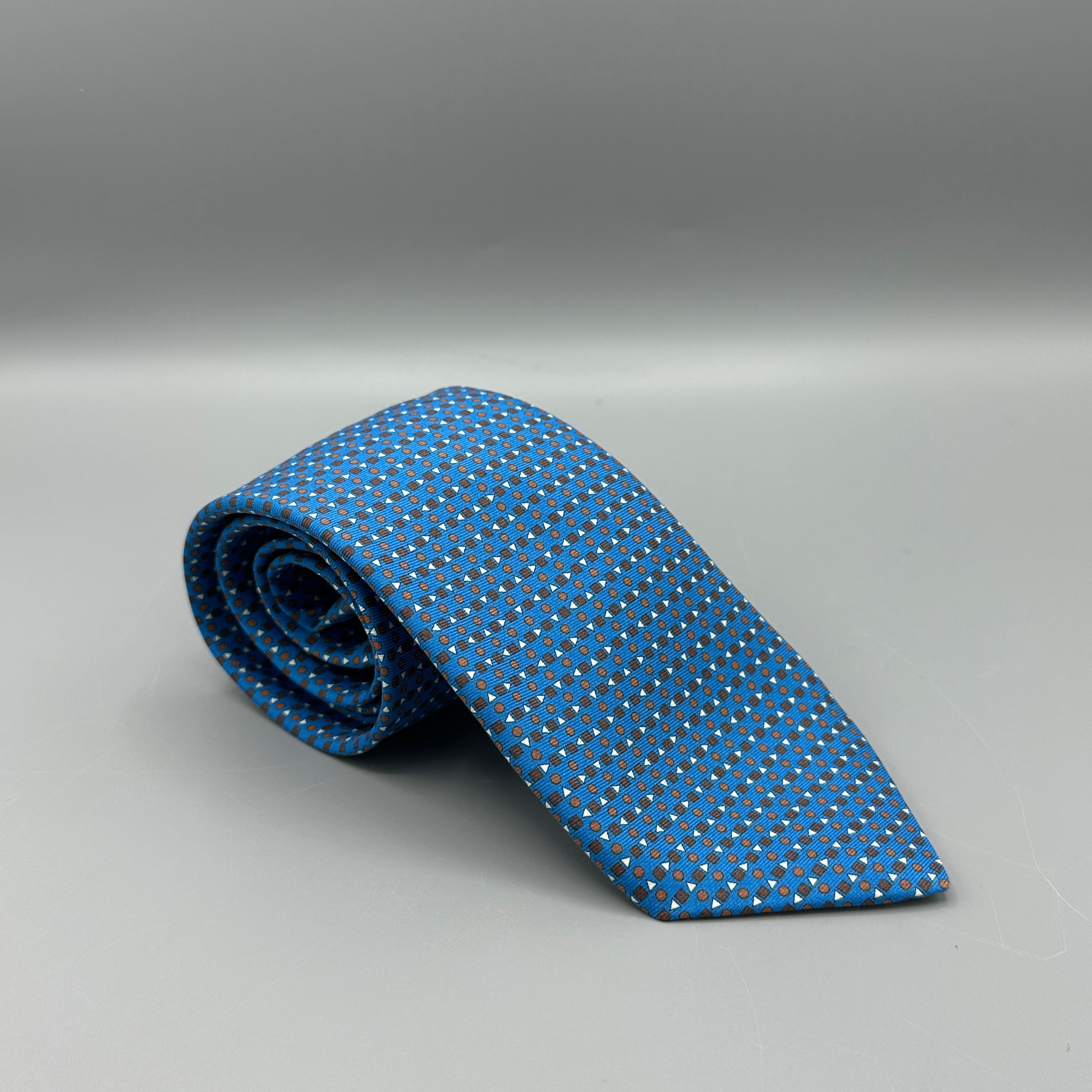 Cravate Hermès bleue claire