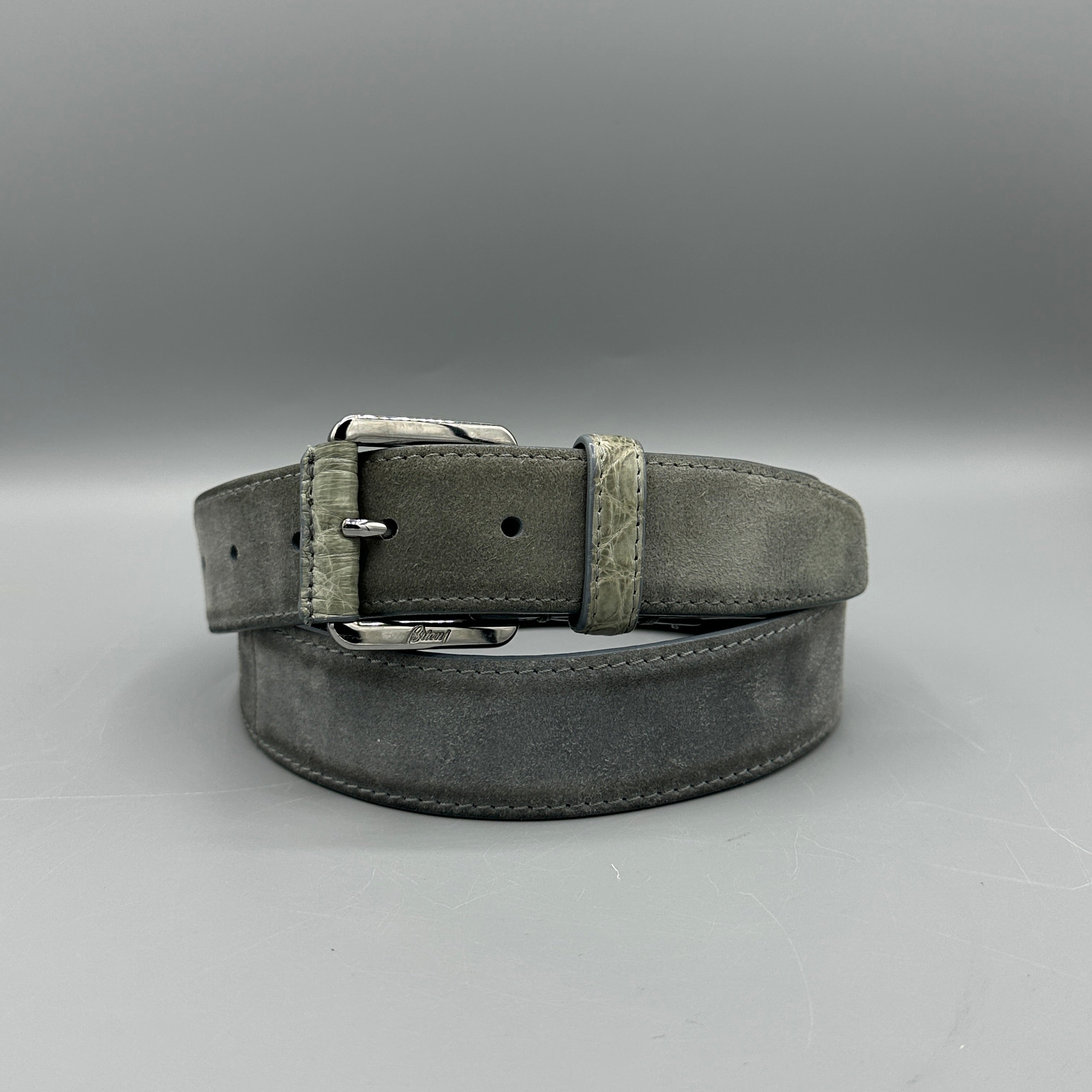 Ceinture gris Brioni