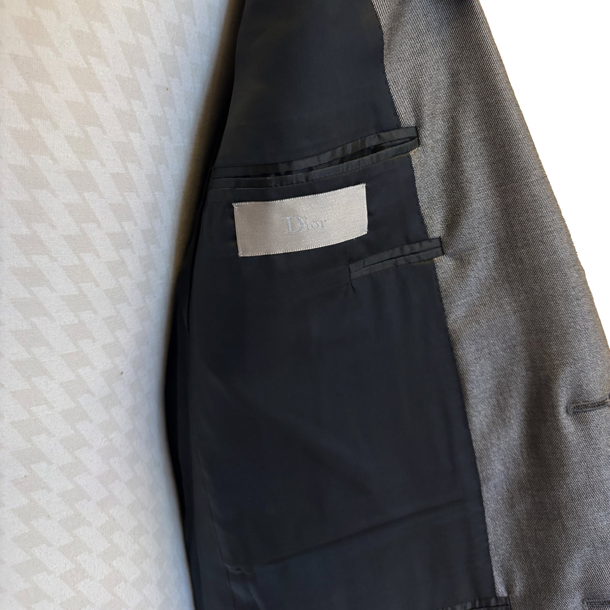 Costume 2 pièces Dior gris acier