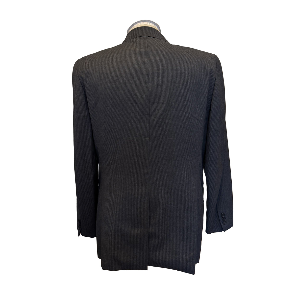 Costume Christian Dior gris anthracite à fines rayures