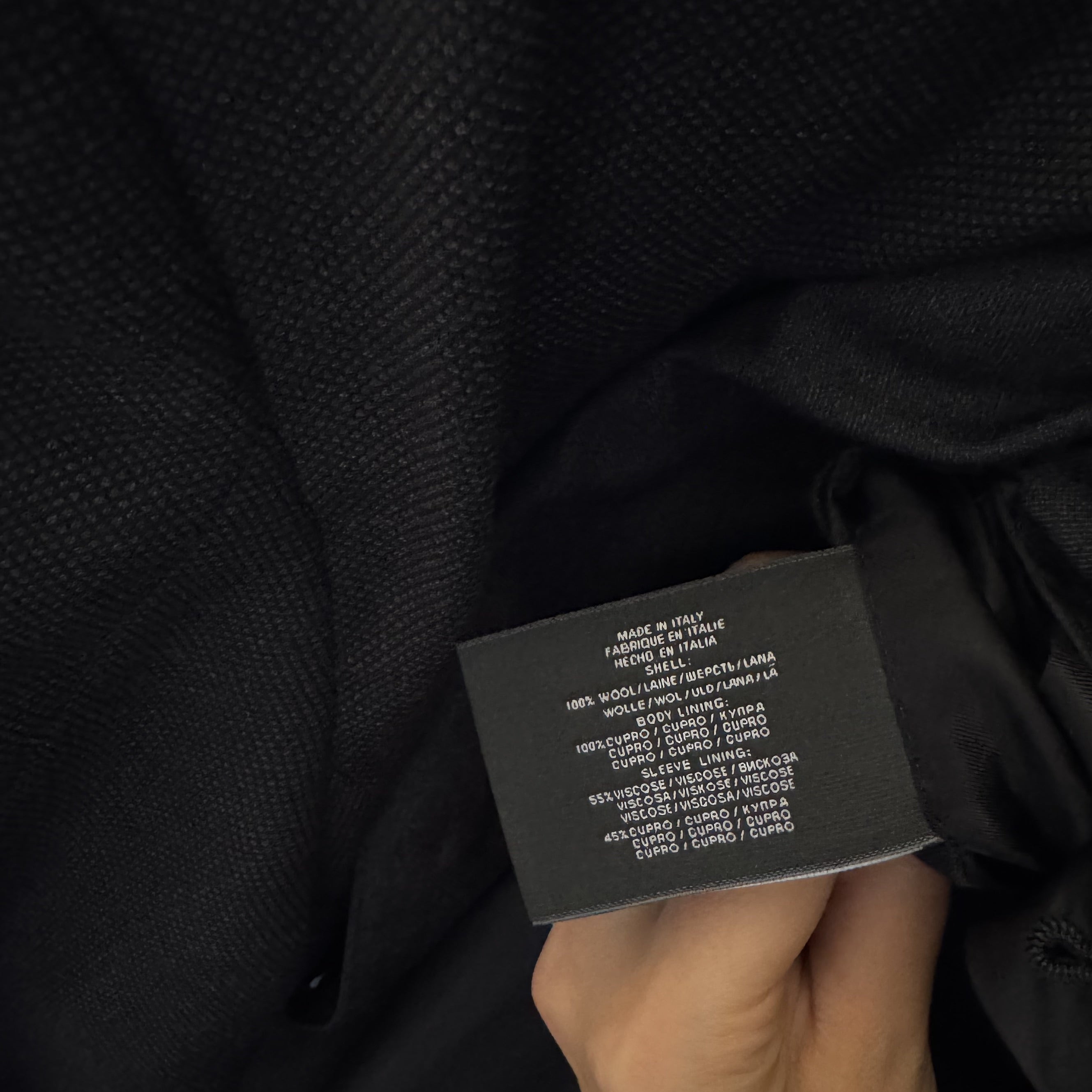 Costume 3 pièces Ralph Lauren Black Label gris anthracite