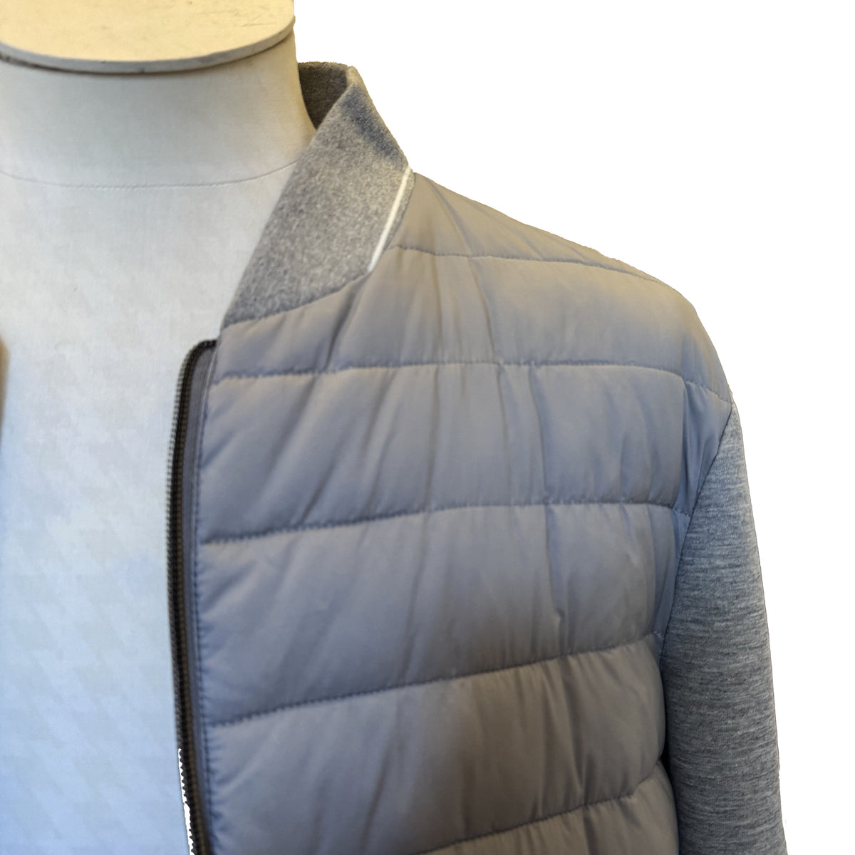 Blouson hybride Herno In-Tech gris clair
