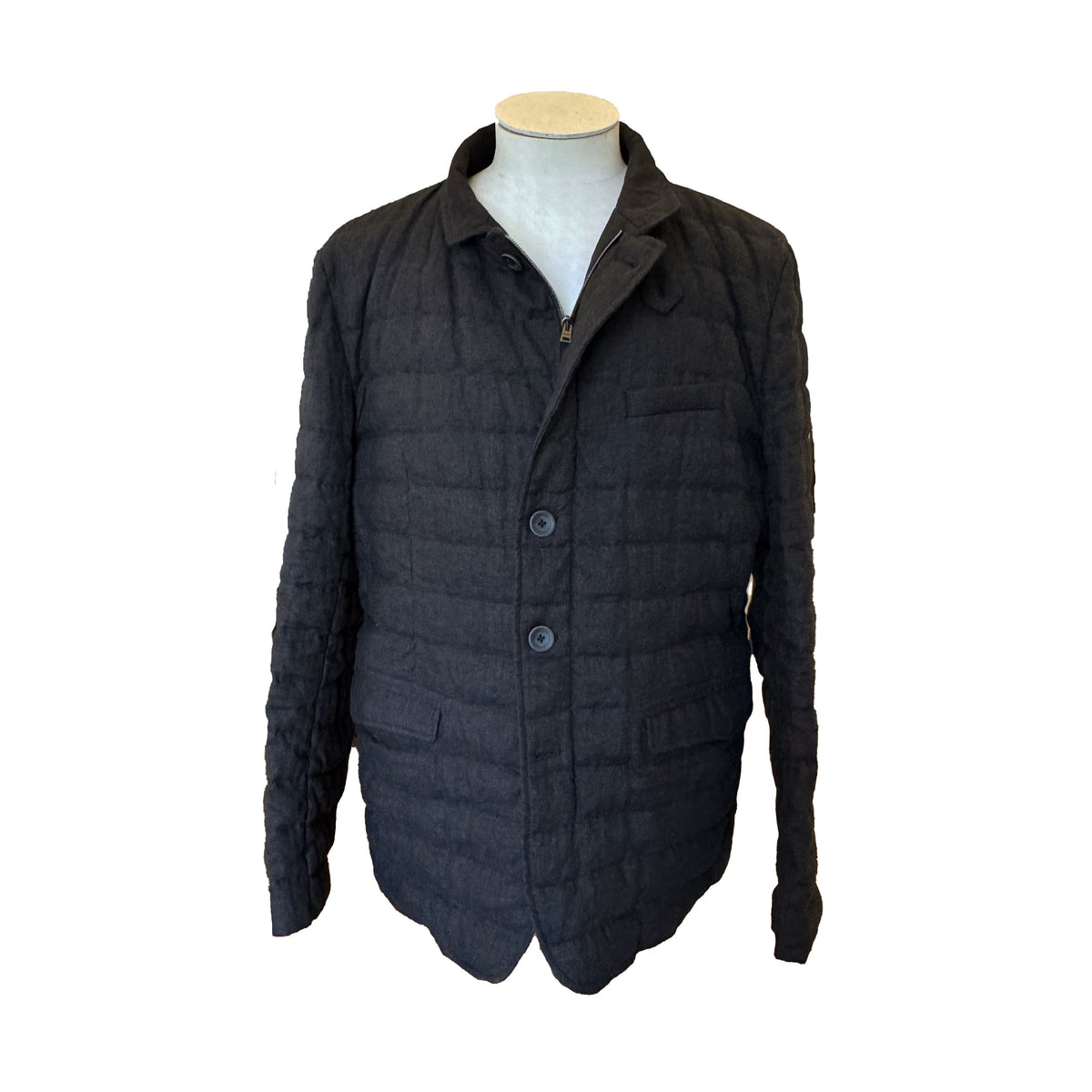 Veste matelassée Herno gris anthracite