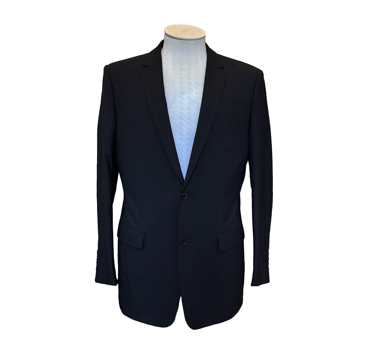 Costume Dior noir en laine vierge