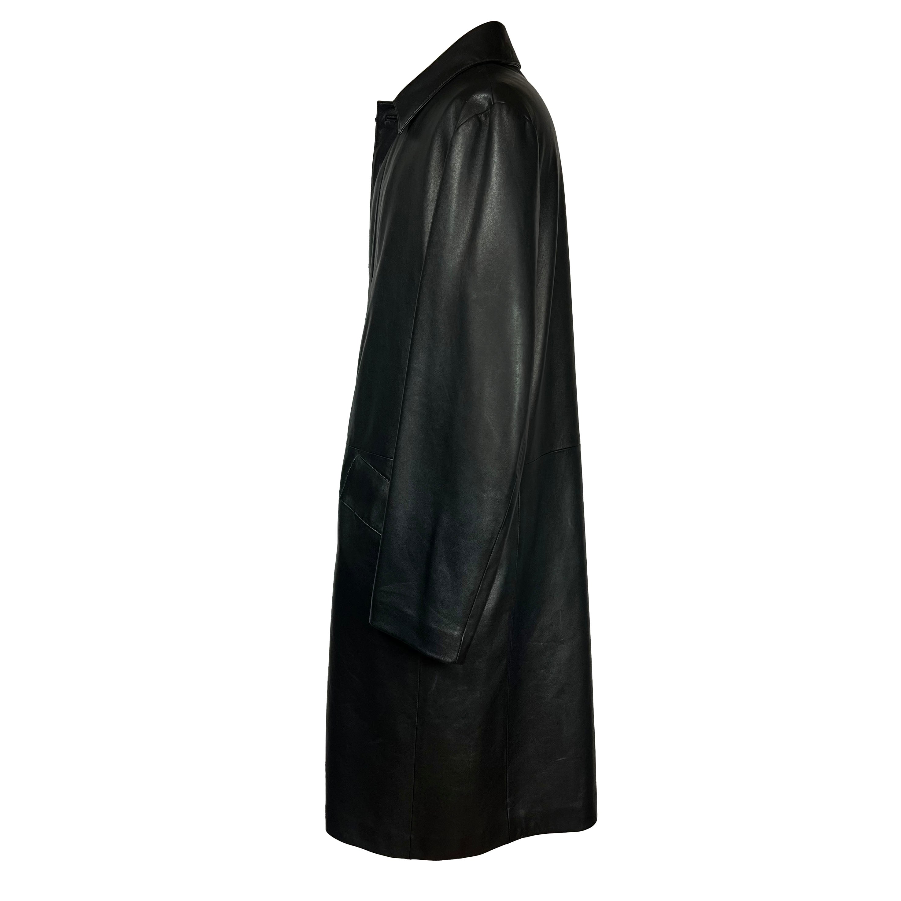 Manteau en cuir Loewe