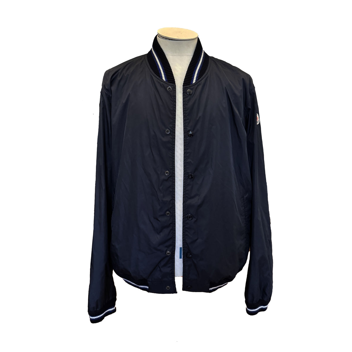 Blouson bomber Moncler bleu marine