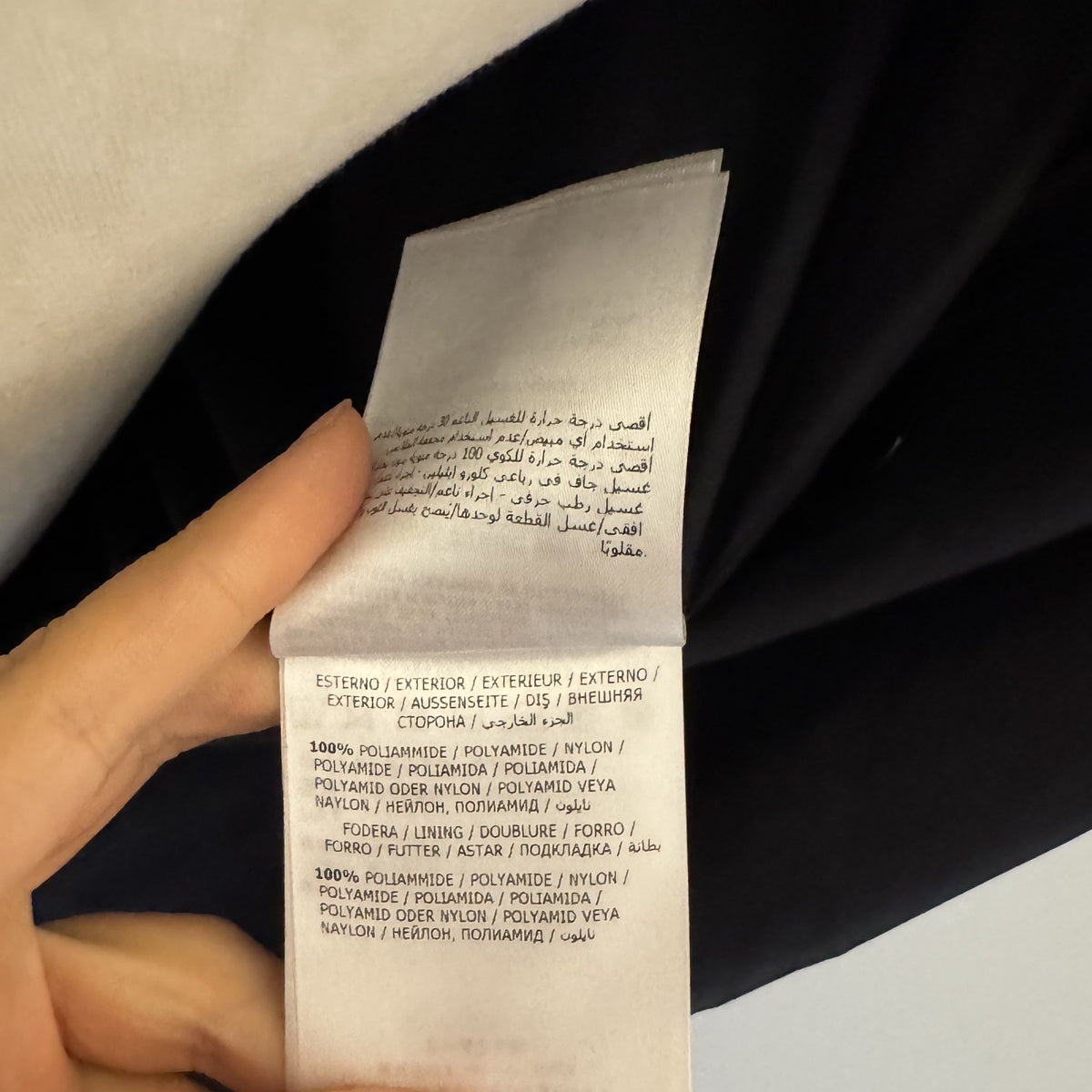 Blouson bomber Moncler bleu marine