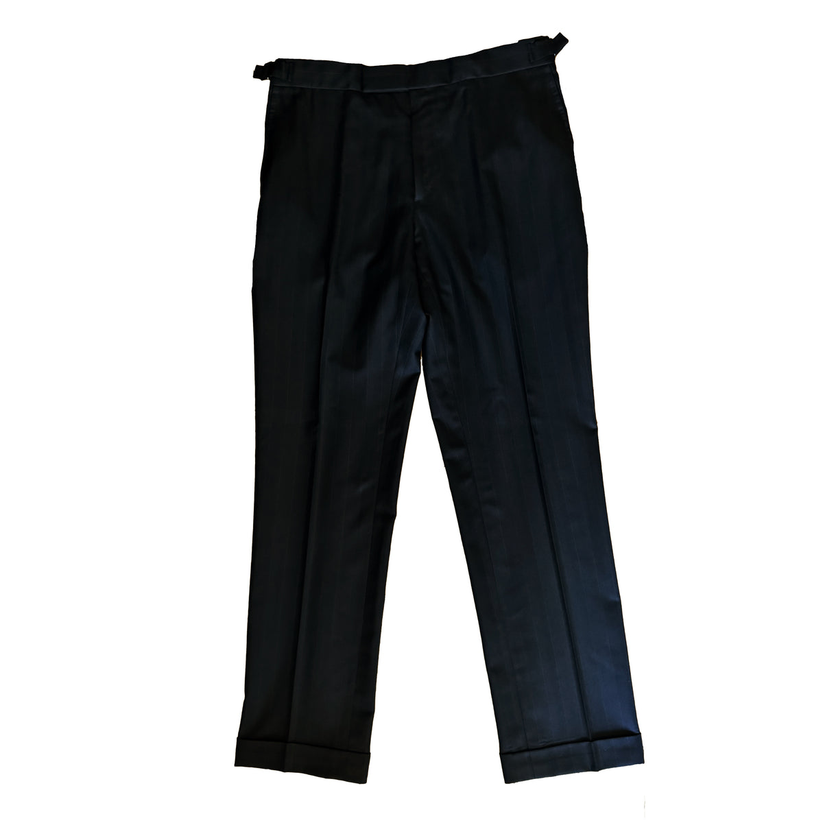 Costume 2 pièces Ralph Lauren Purple Label bleu anthracite à fines rayures
