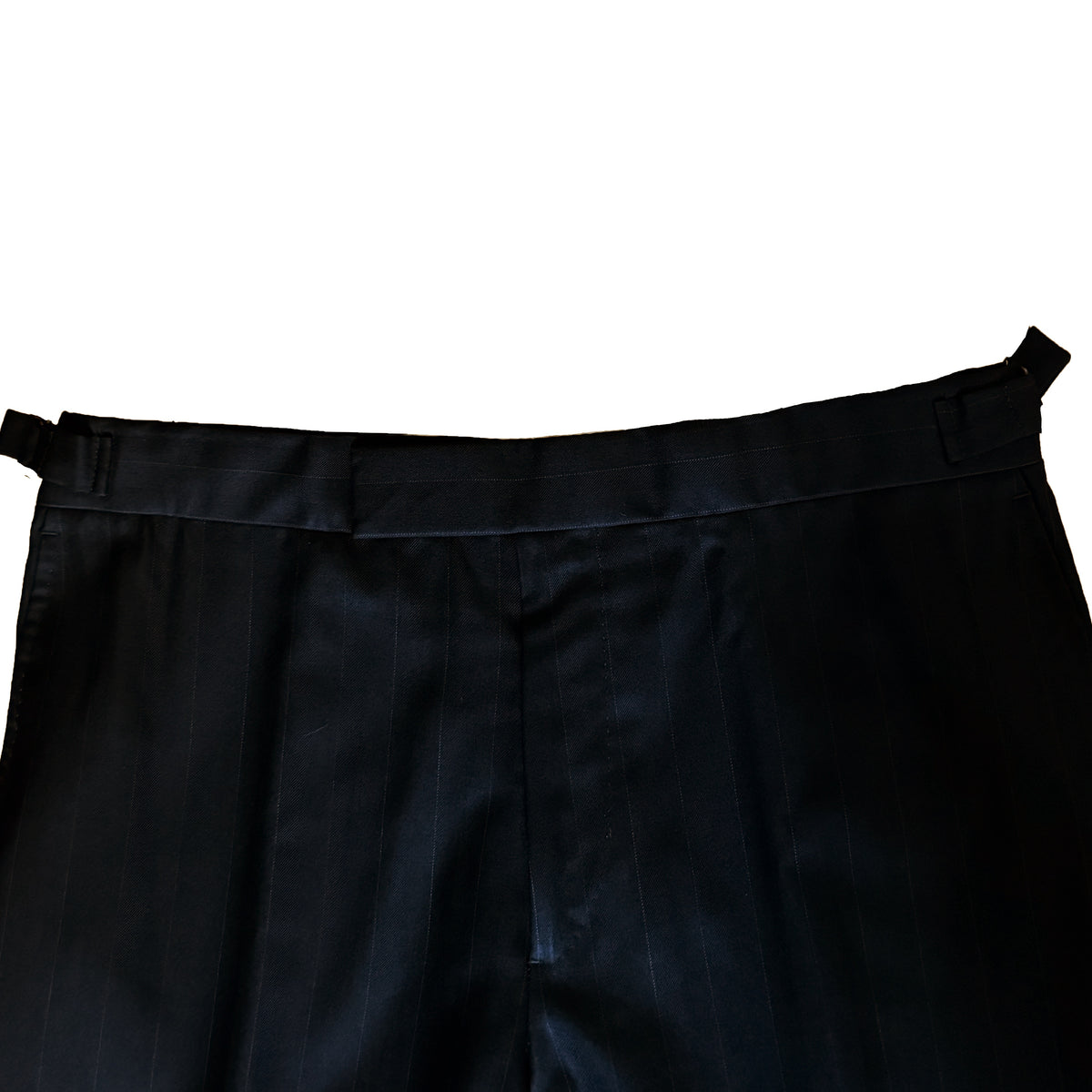 Costume 2 pièces Ralph Lauren Purple Label bleu anthracite à fines rayures