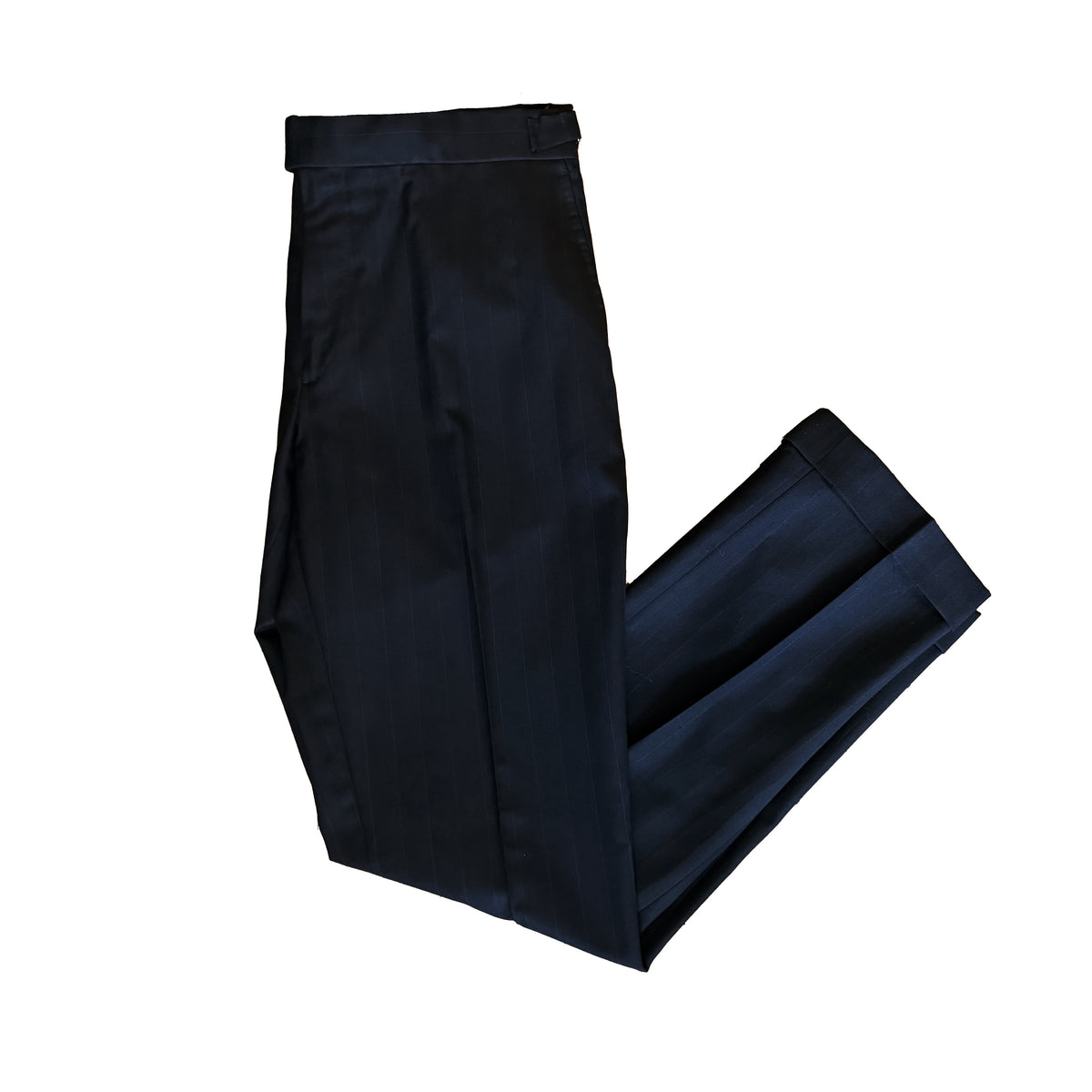 Costume 2 pièces Ralph Lauren Purple Label bleu anthracite à fines rayures