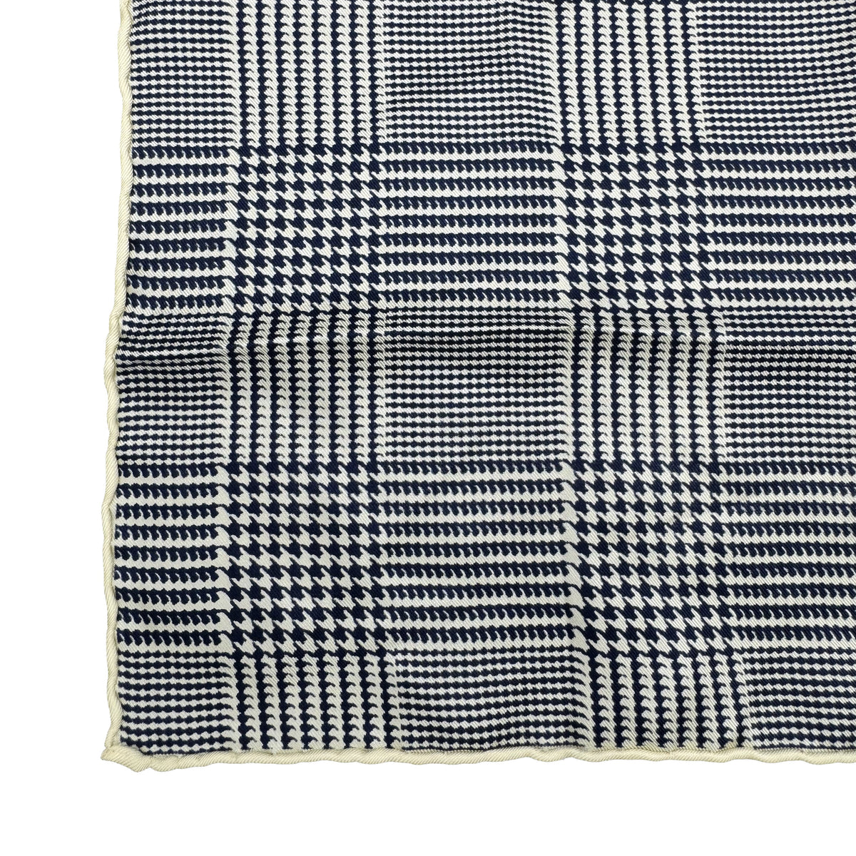 Pochette en soie Purple Label Ralph Lauren motif Prince-de-Galles