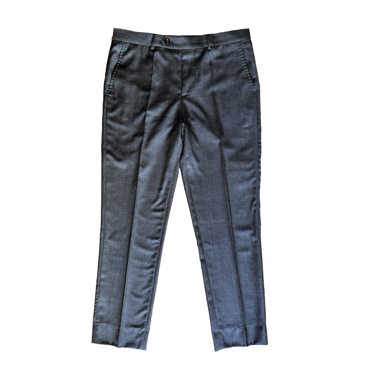 Costume 2 pièces Brunello Cucinelli gris à motif carreaux ton sur ton