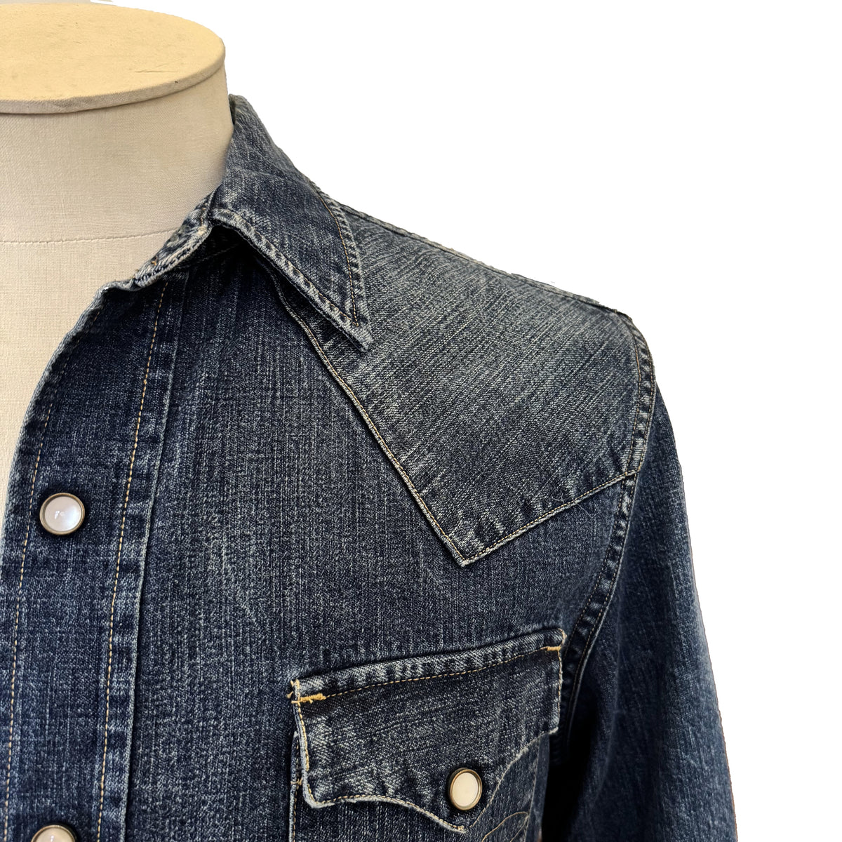 Chemise western RLL Ralph Lauren en jean