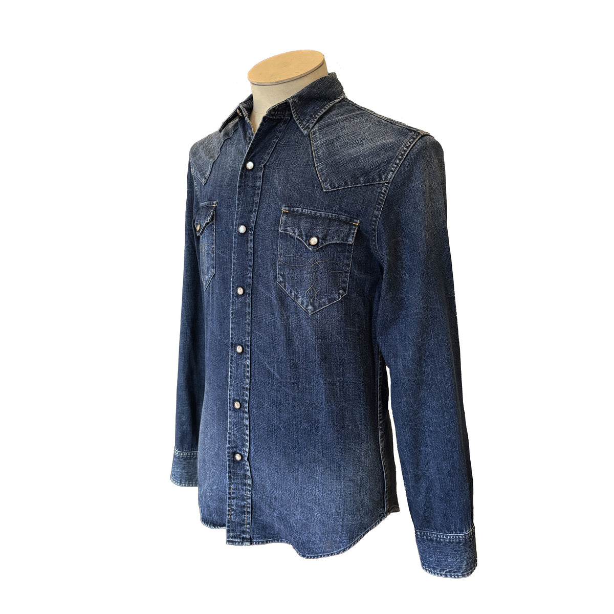 Chemise western RLL Ralph Lauren en jean