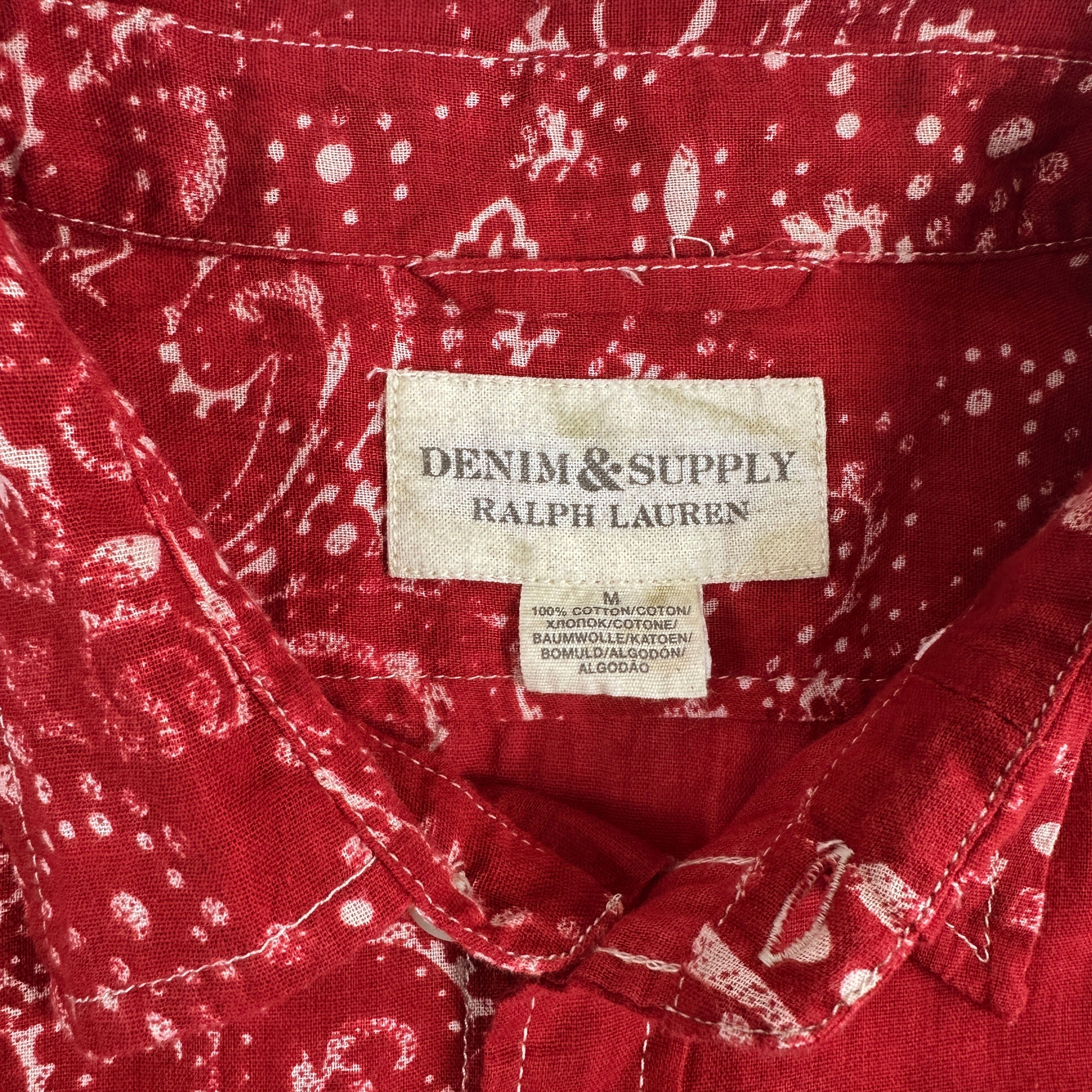 Chemise rouge Denim & Supply Ralph Lauren