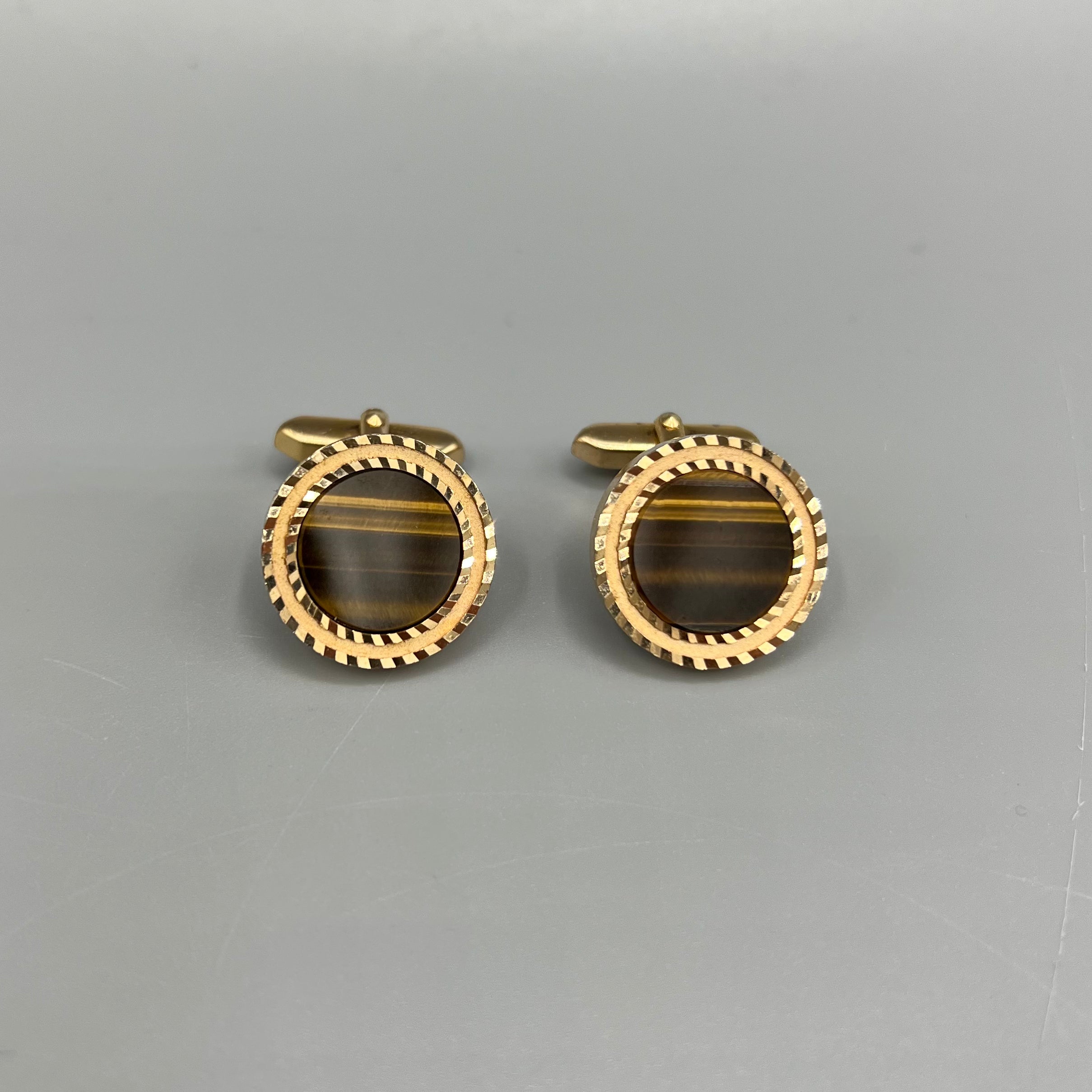 Boutons de Manchette Oeil de Tigre