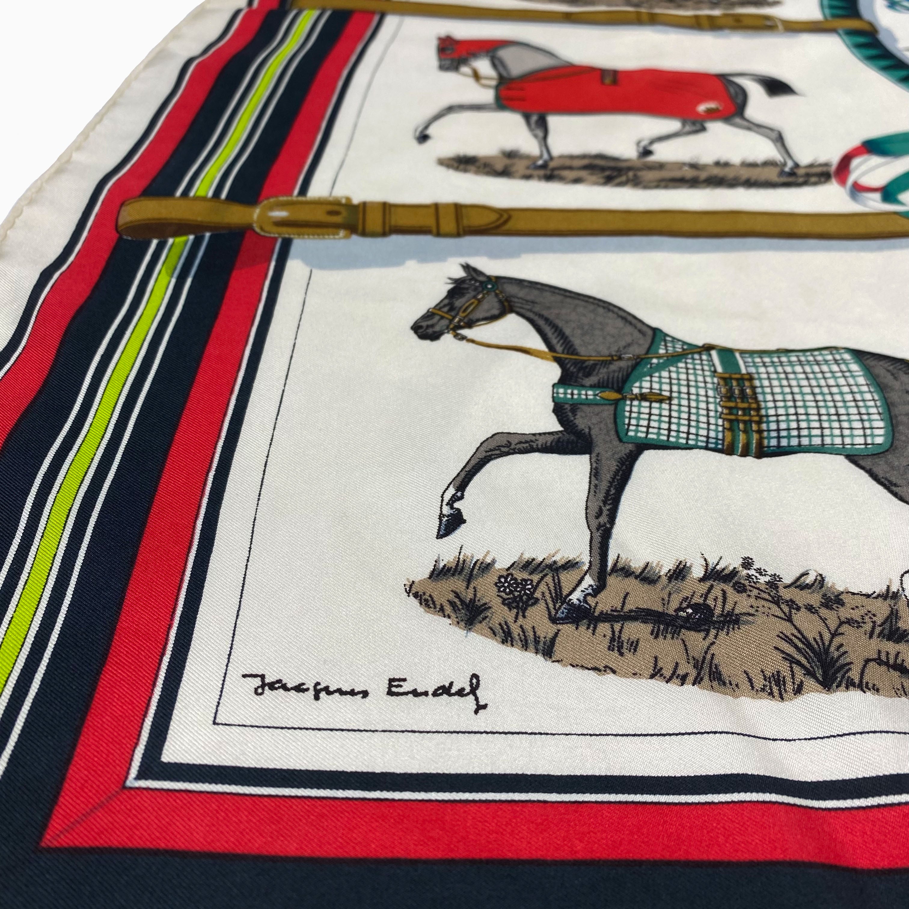 Carré Hermès - Couverture et tenues de Jour pour l'écurie, l'attente et la présentation