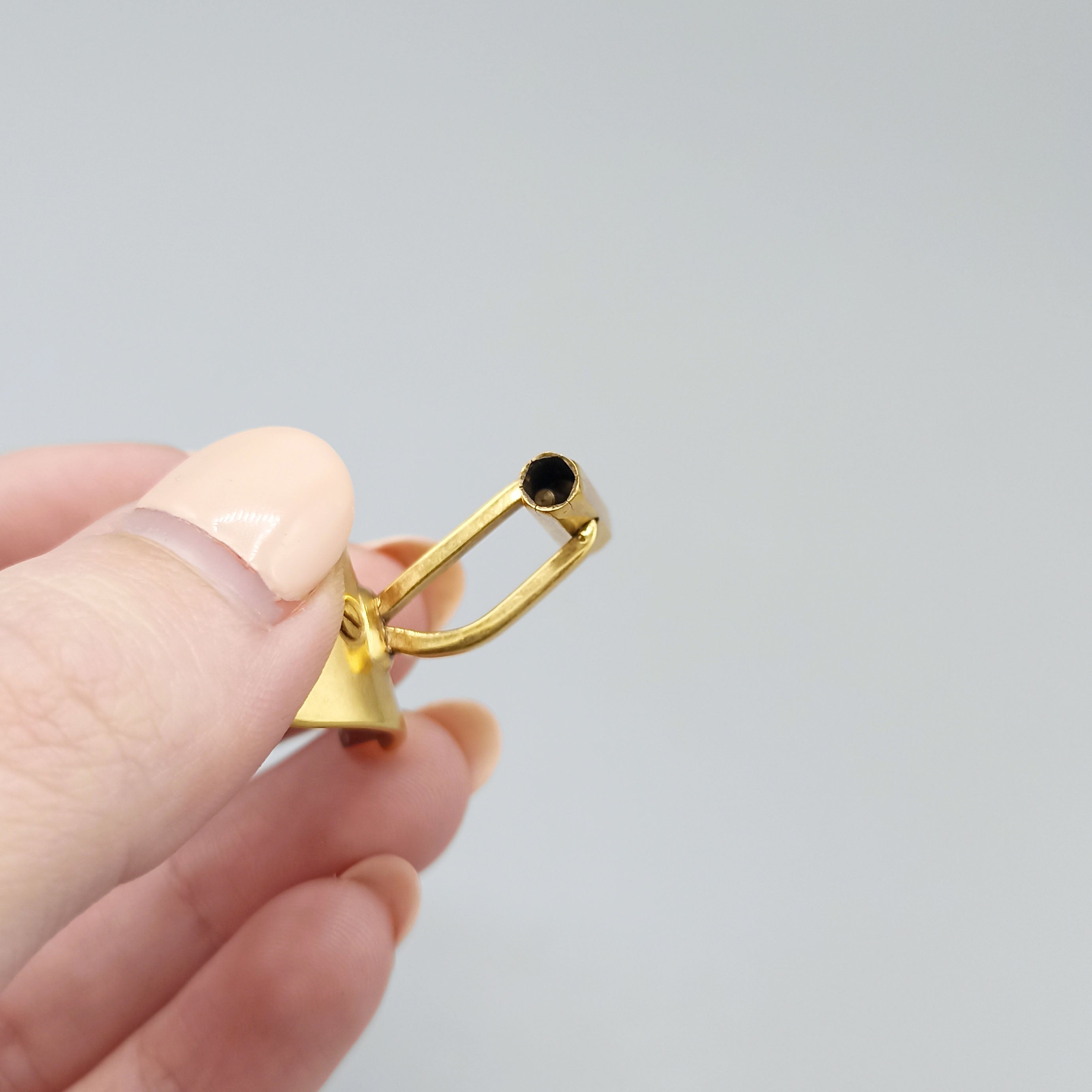 Boutons de manchette vintage avec nacre