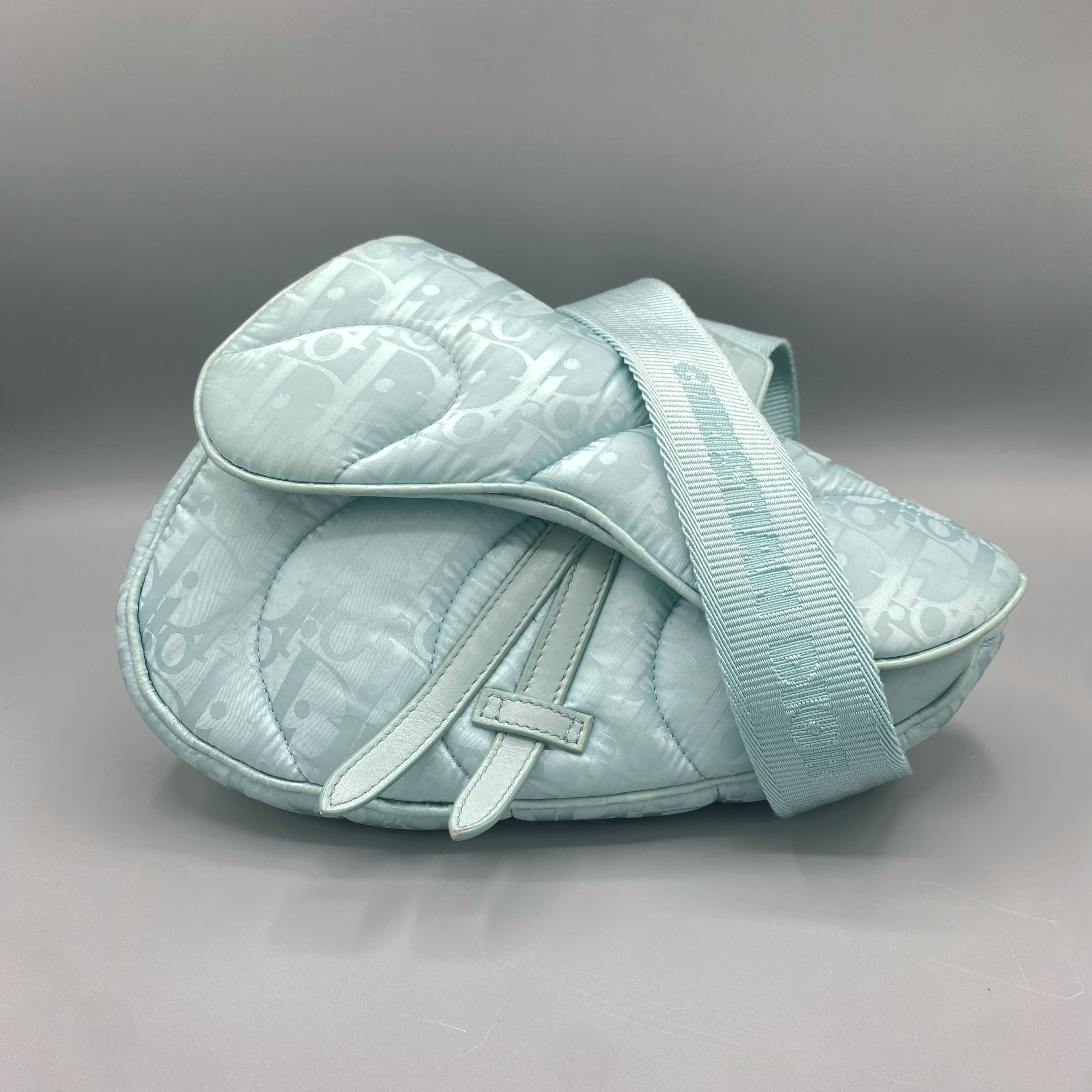 Saddle bag bleu turquoise Dior x ERL