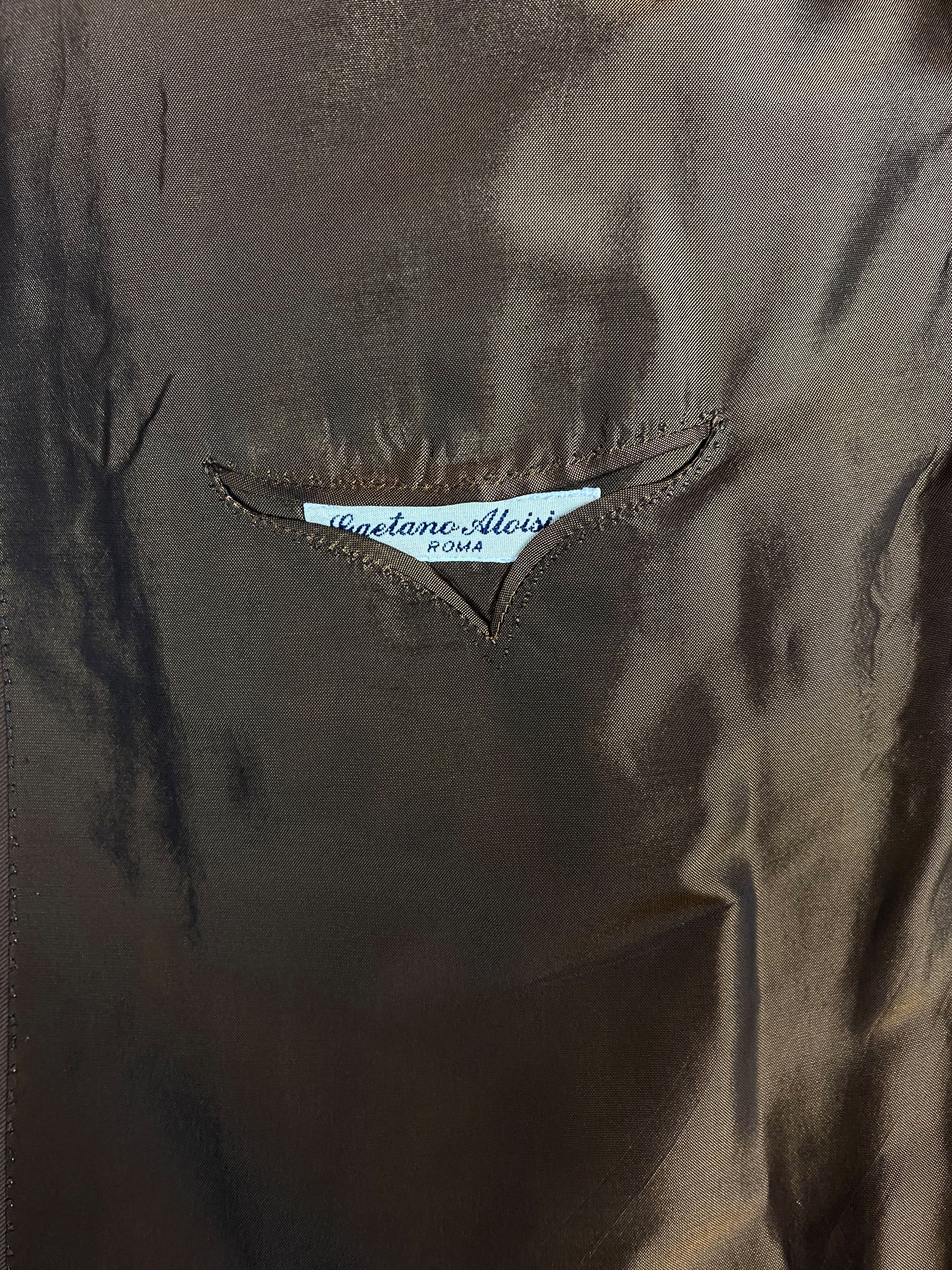 Costume marron GAETANO ALOISIO