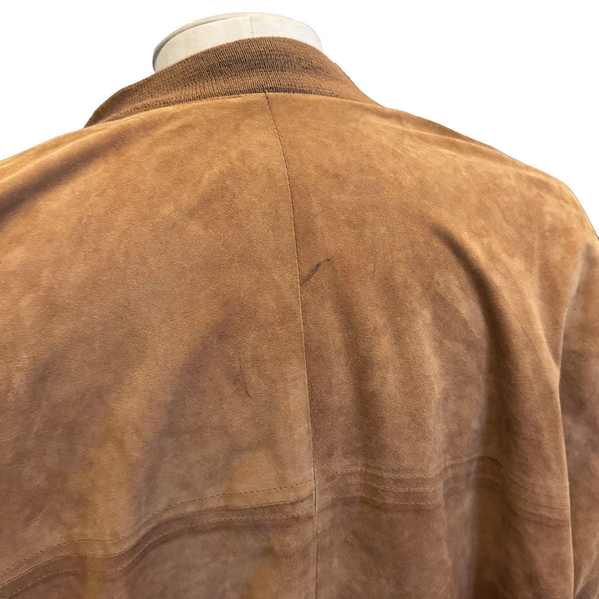 Blouson Séraphin en daim camel vintage