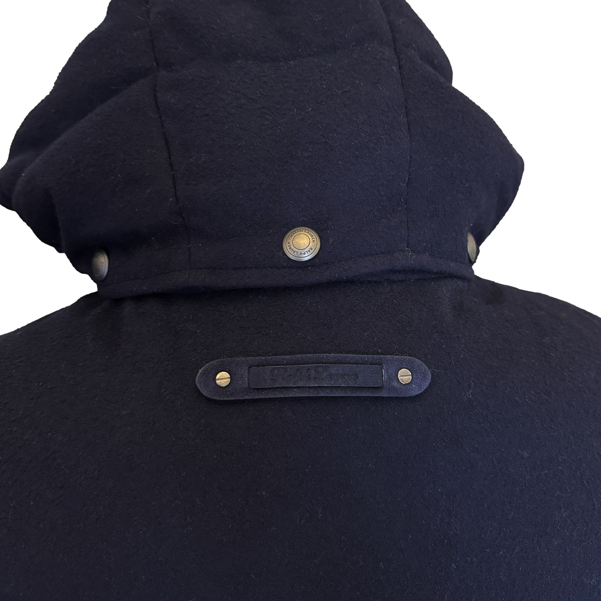 Doudoune Ralph Lauren Purple Label bleu marine à capuche