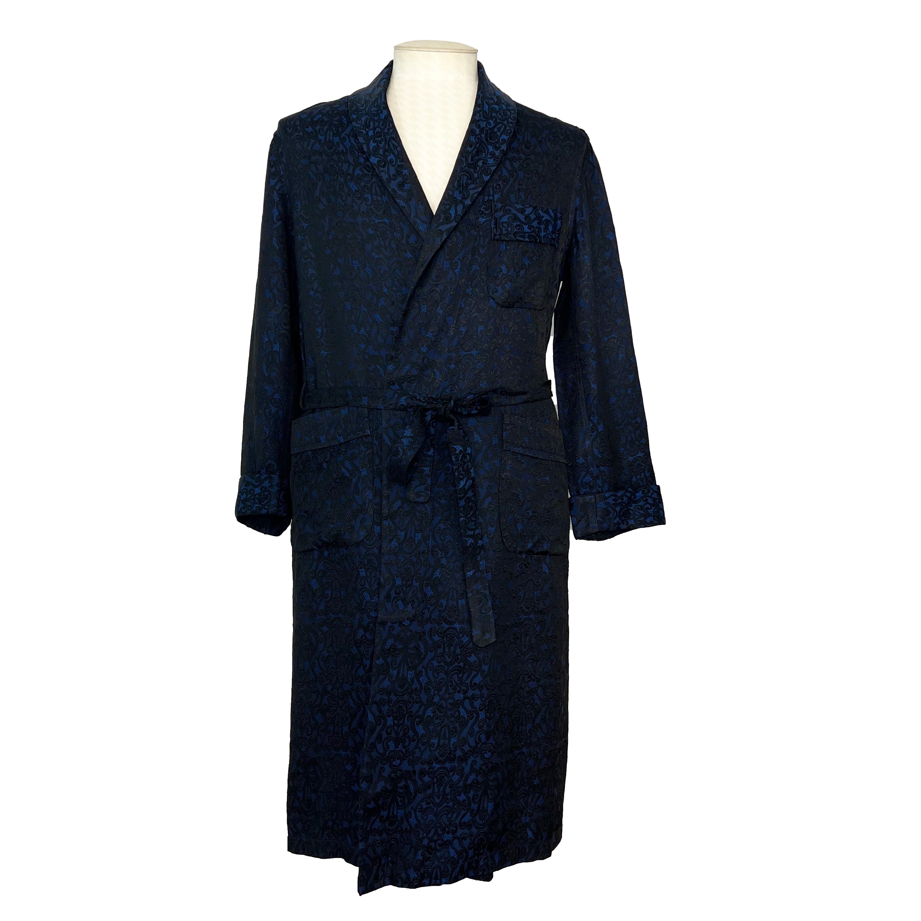 Peignoir bleu vintage