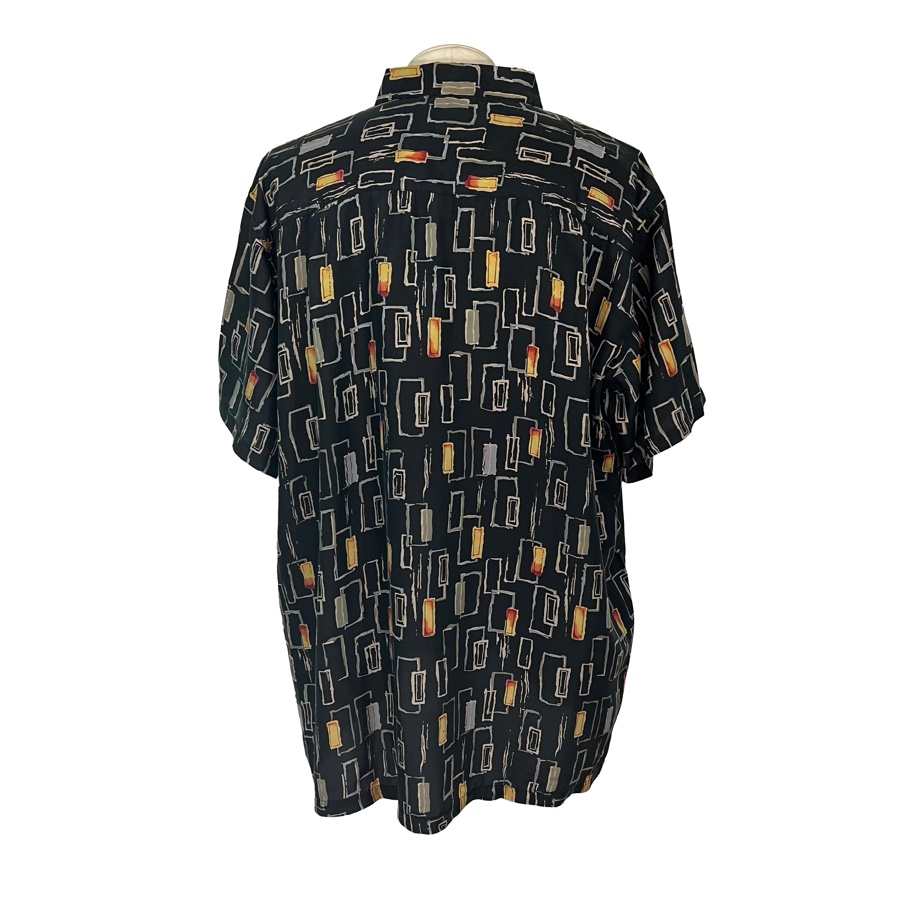 Chemise en soie à manches courtes