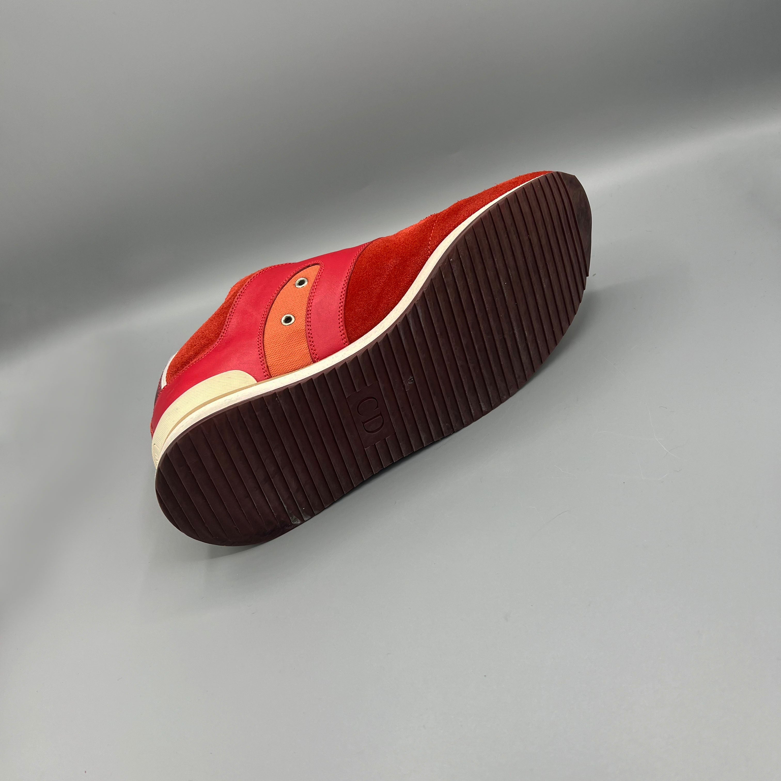 Sneakers rouges Dior Homme