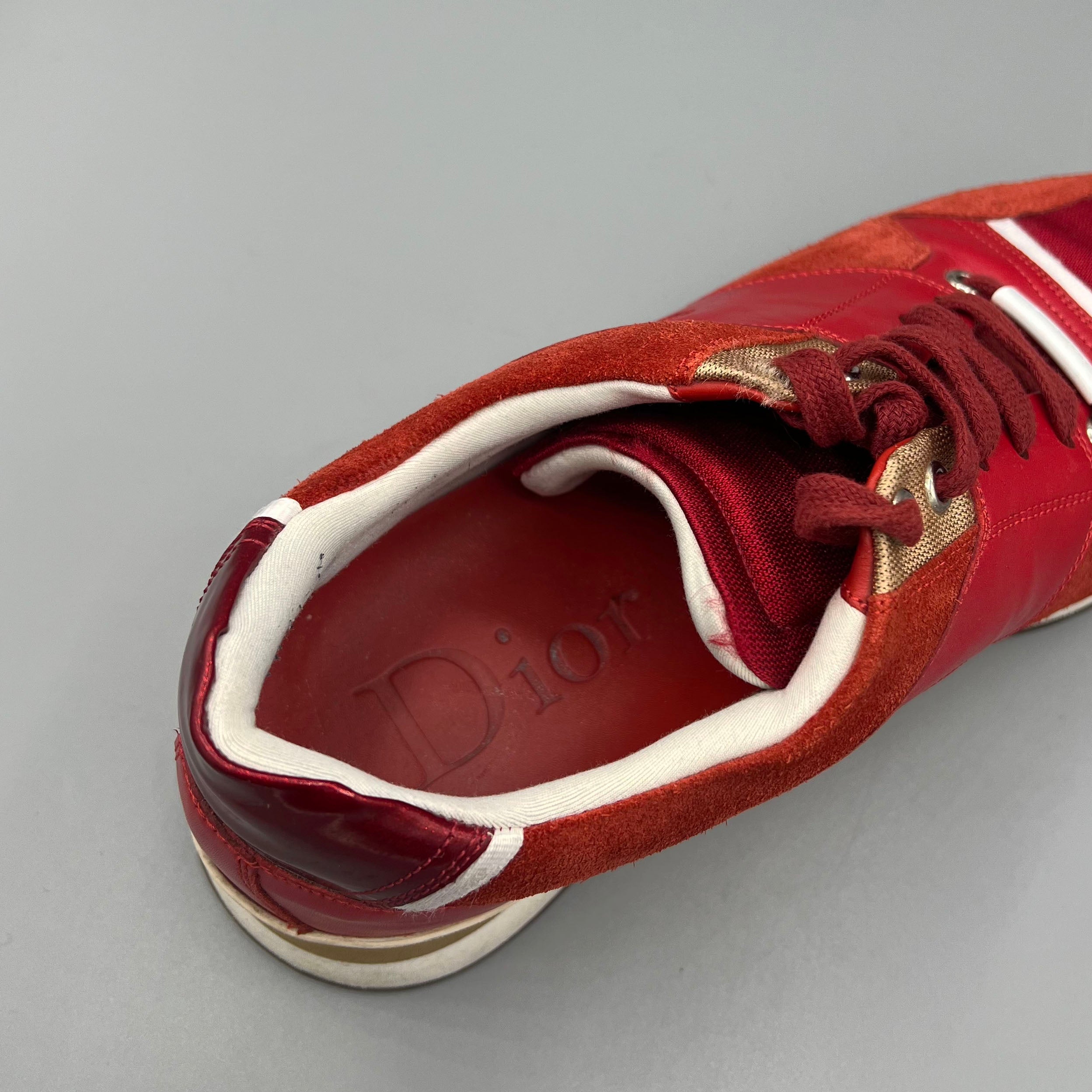 Sneakers rouges Dior Homme