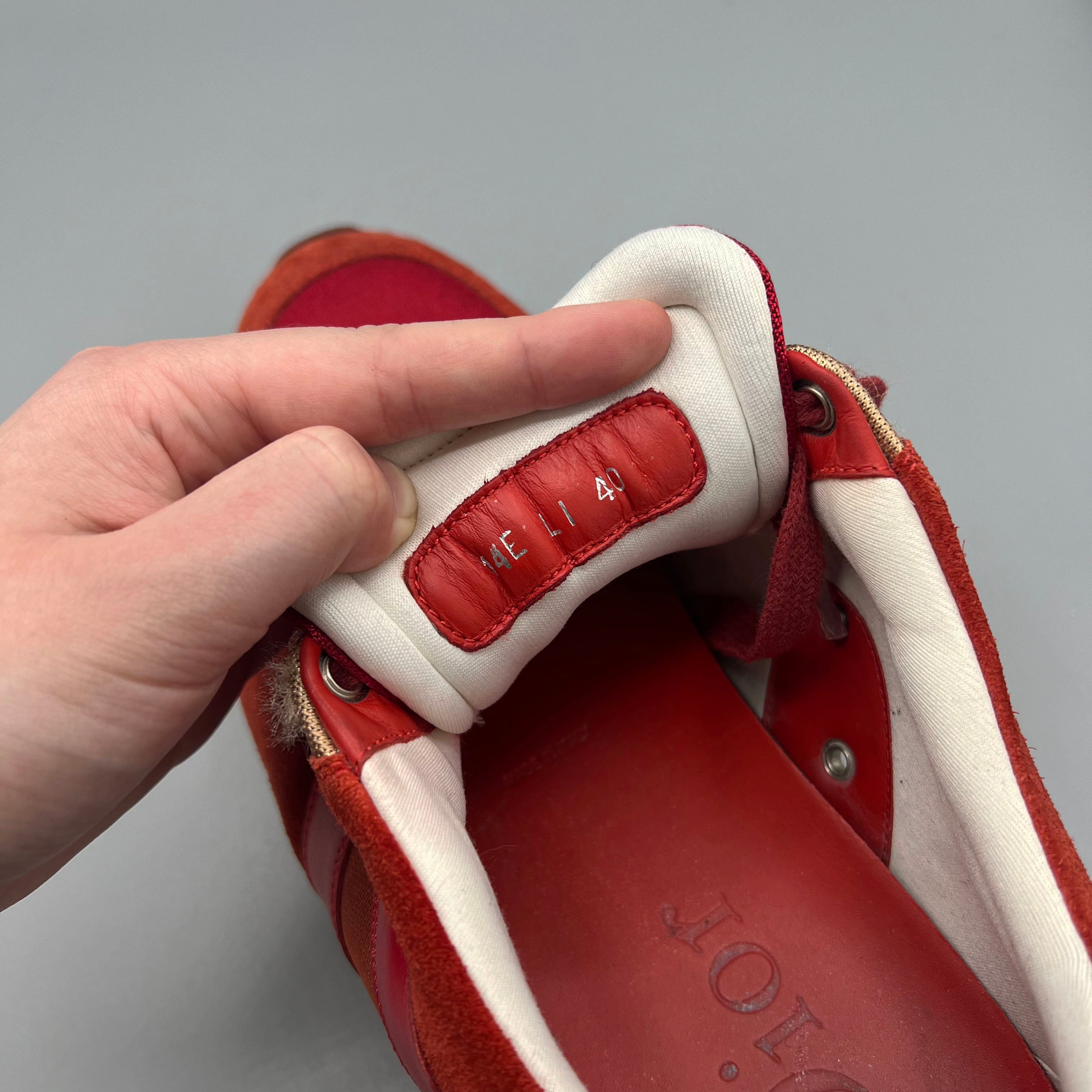 Sneakers rouges Dior Homme
