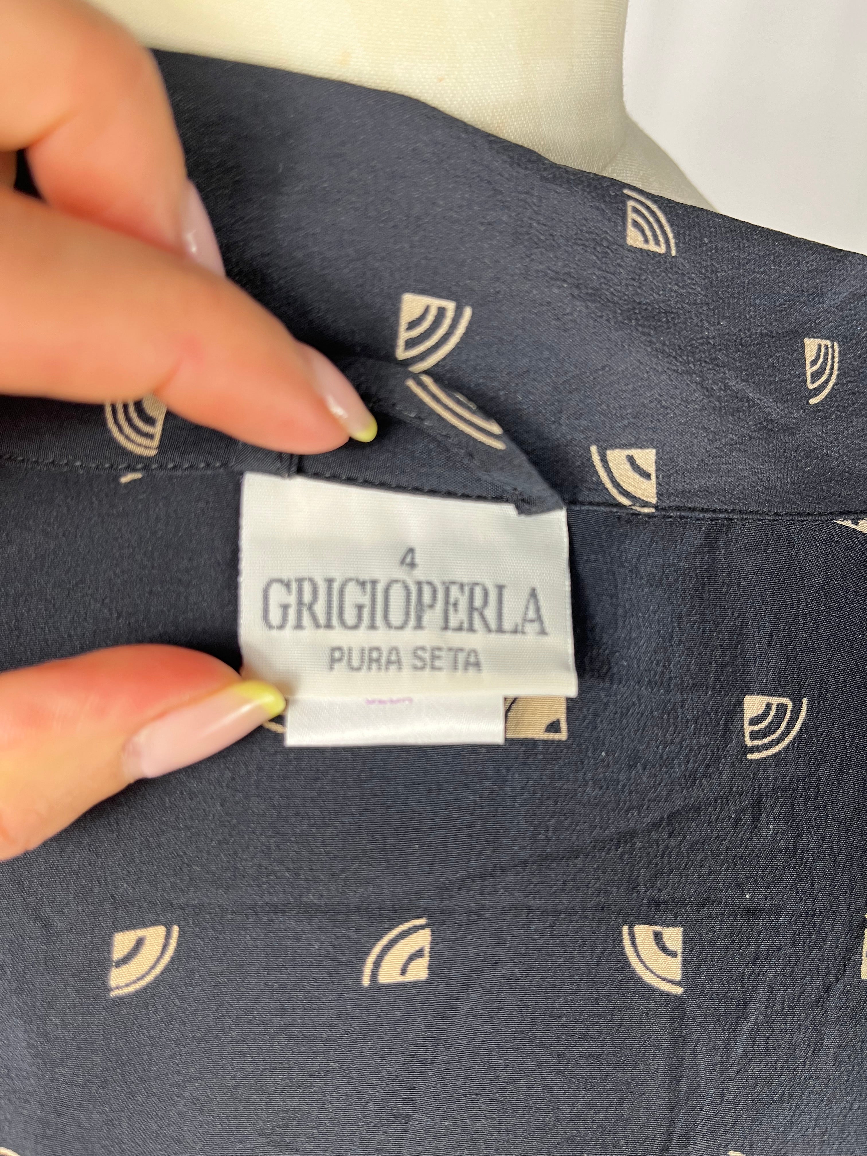 Pyjama soie Grigio Perla
