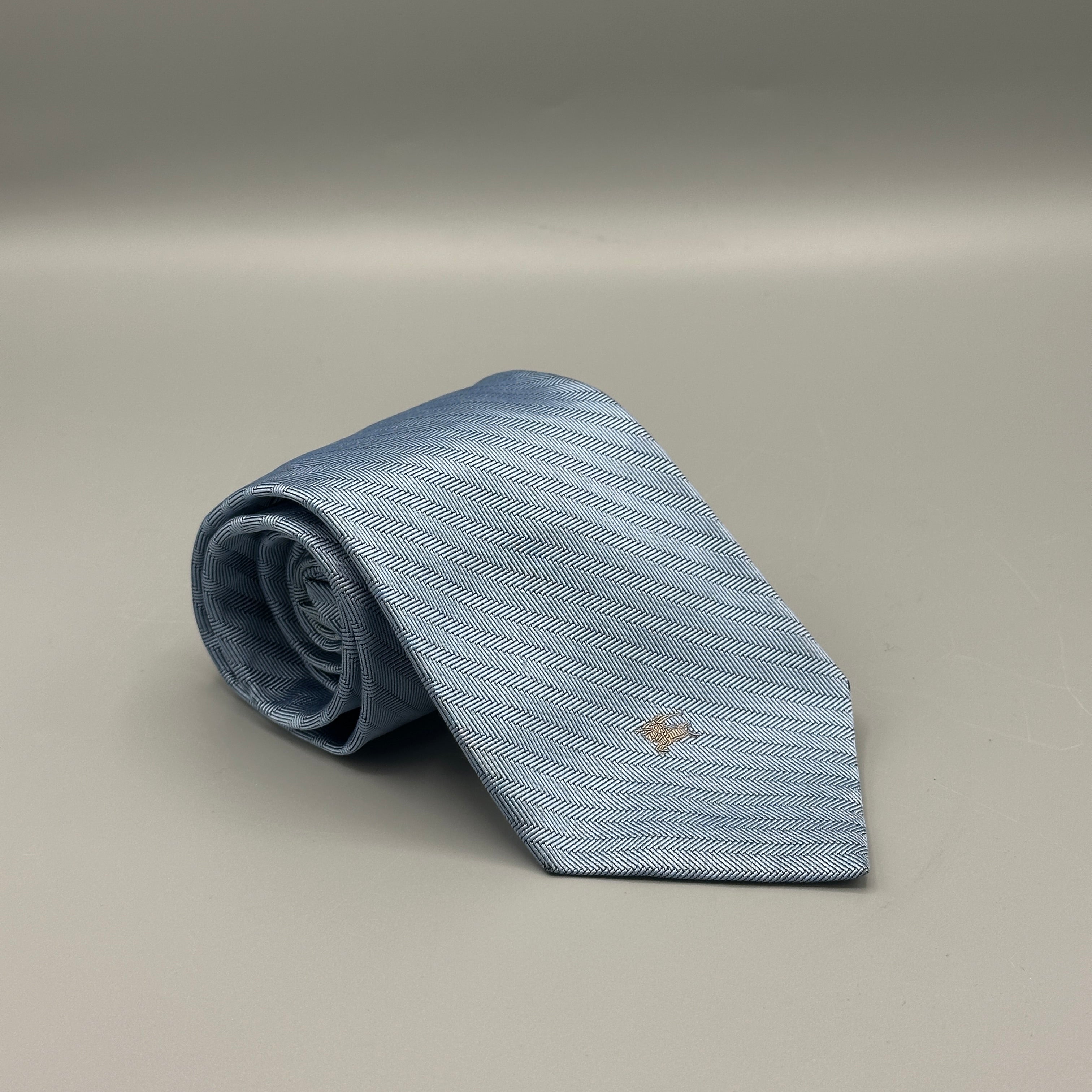 Burberry blue striped tie