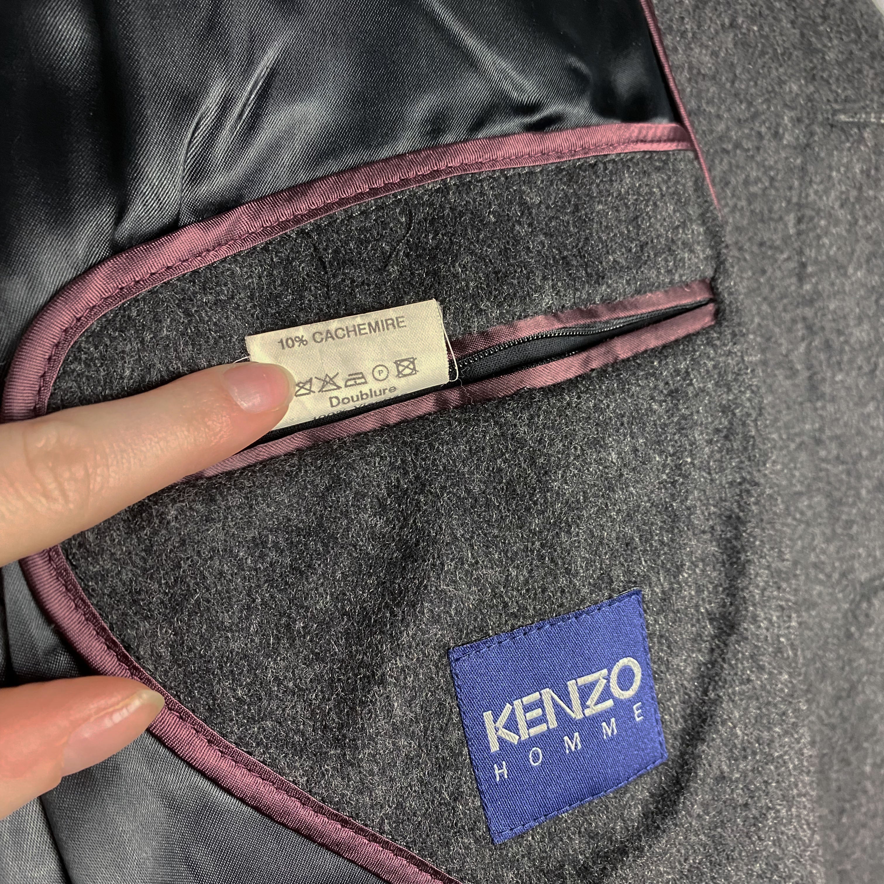 Manteau droit Kenzo
