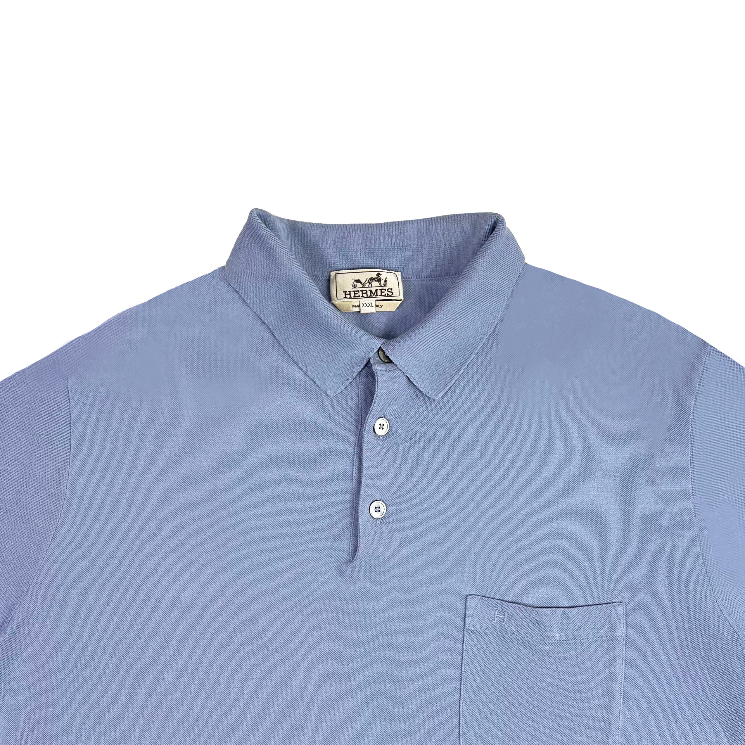 Polo bleu Hermès