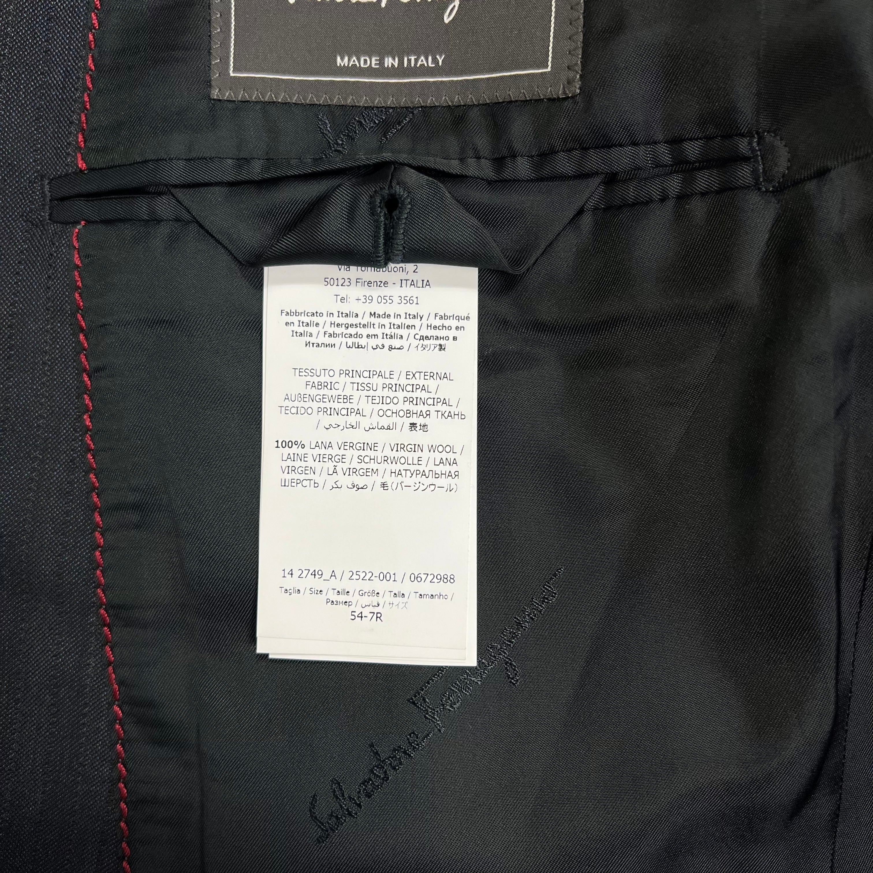 Ferragamo pinstripe suit