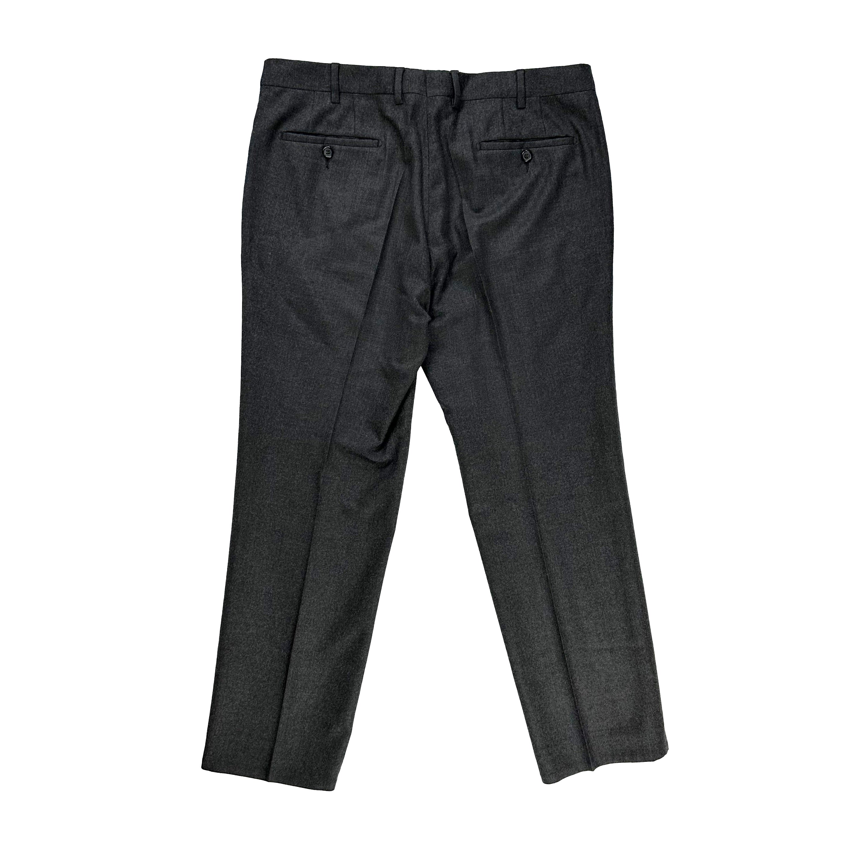 Prada charcoal gray 2-button suit