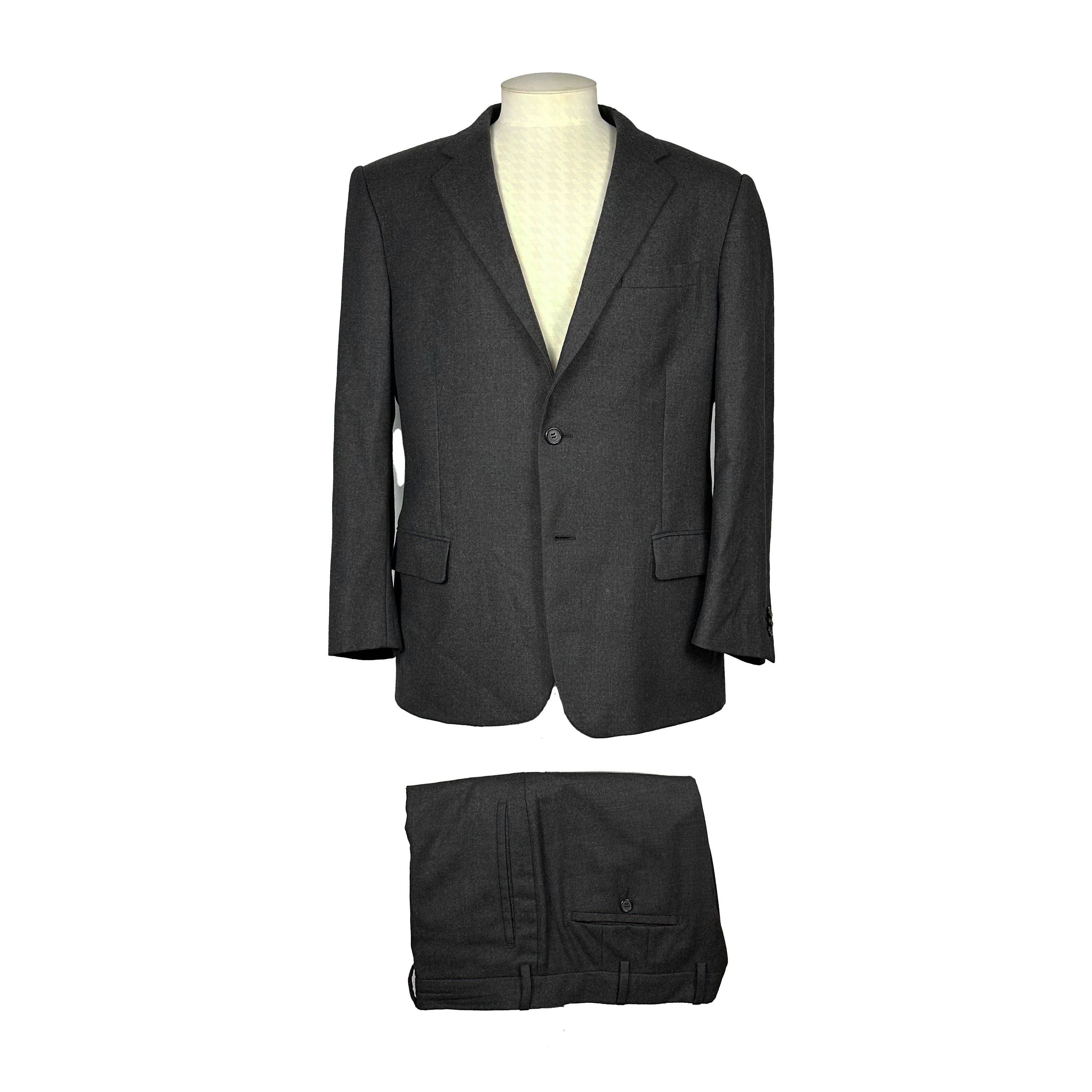 Prada charcoal gray 2-button suit