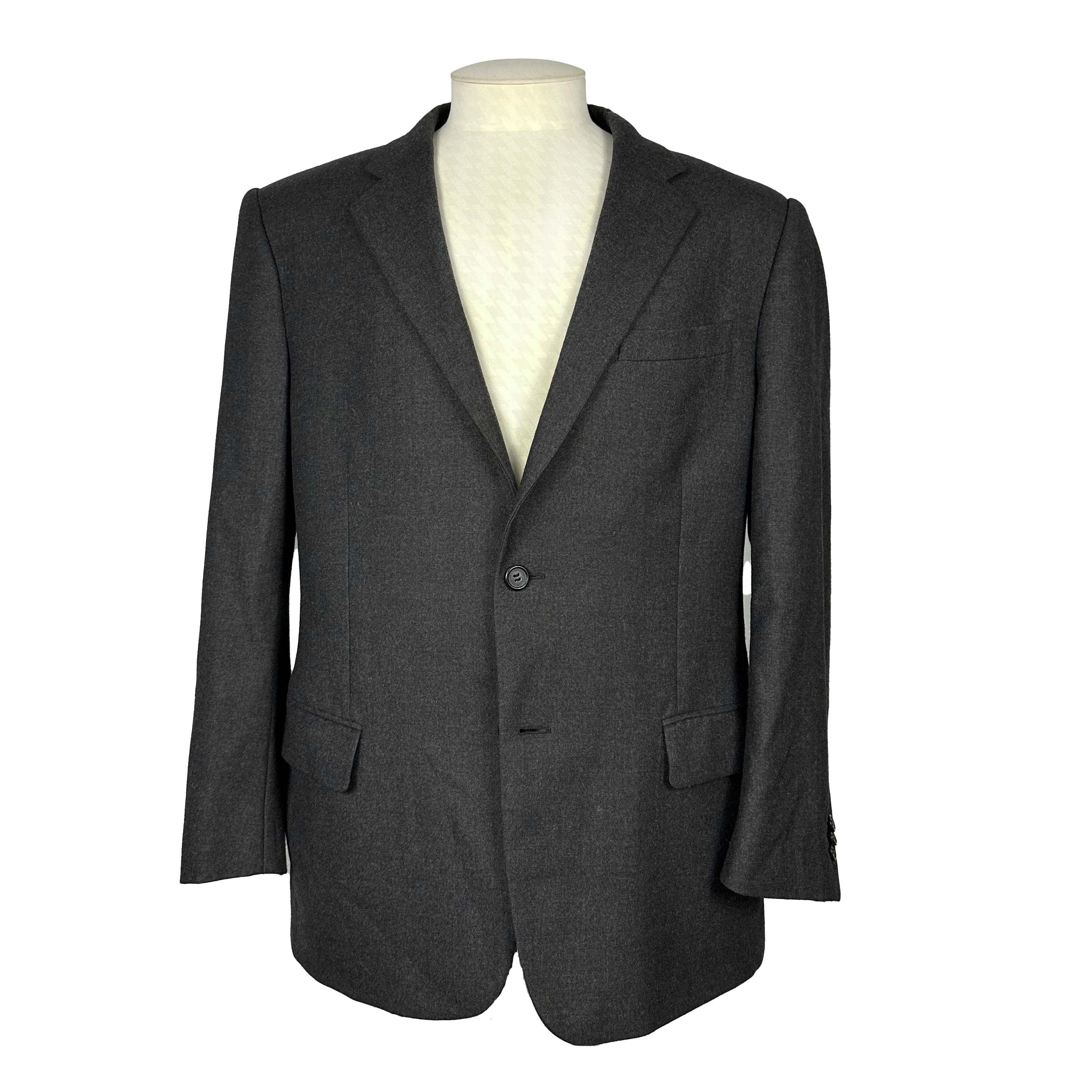 Prada charcoal gray 2-button suit