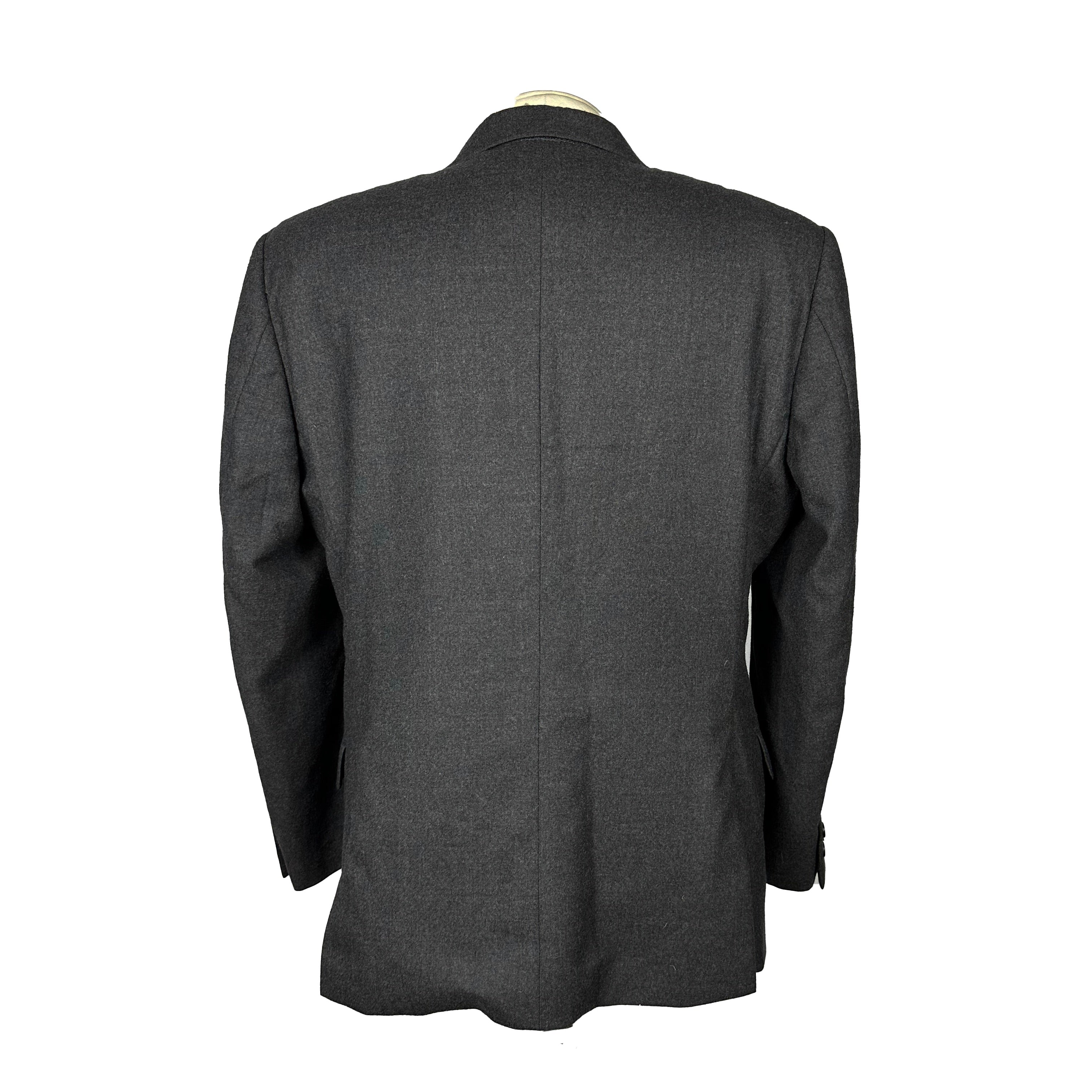 Prada charcoal gray 2-button suit
