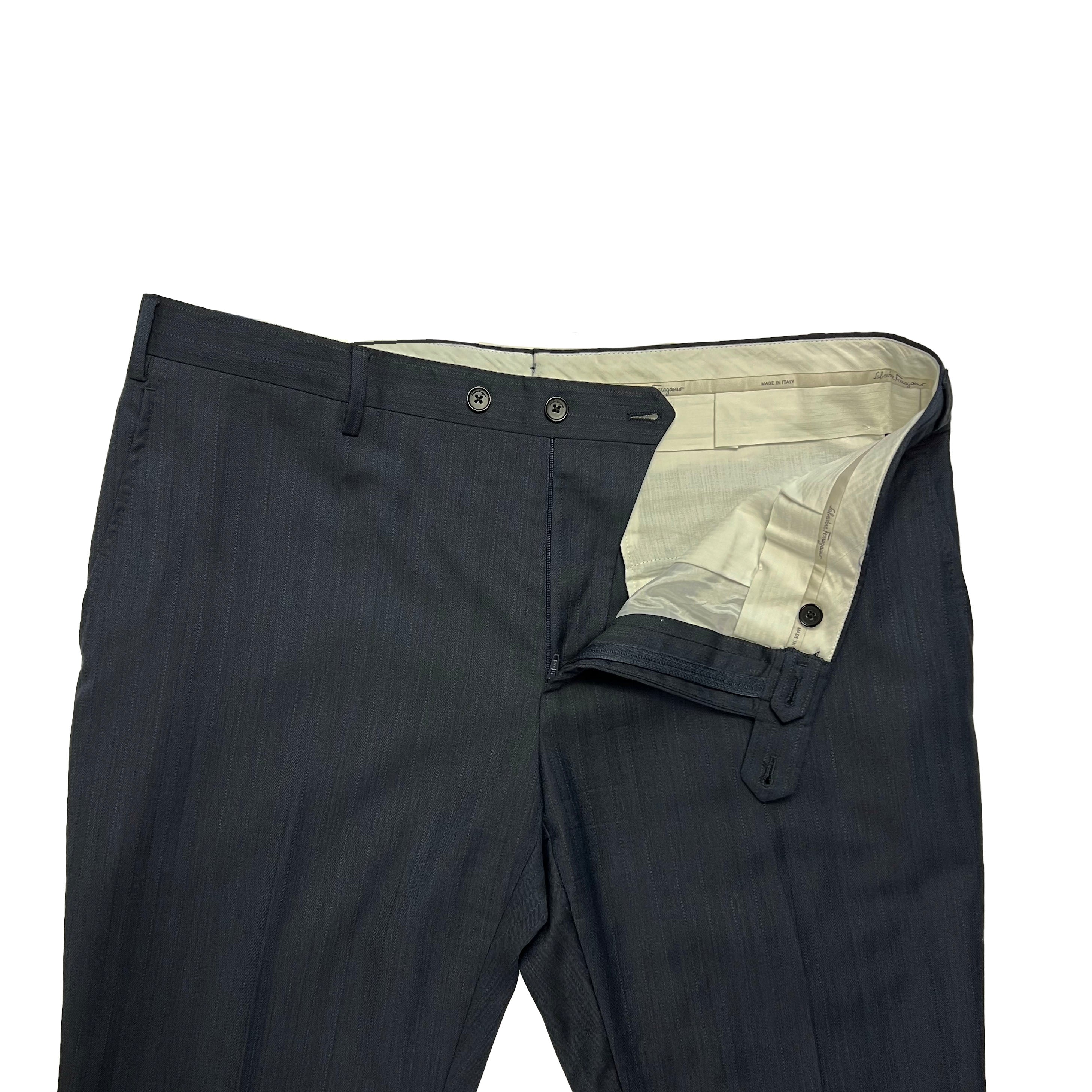 Ferragamo pinstripe suit