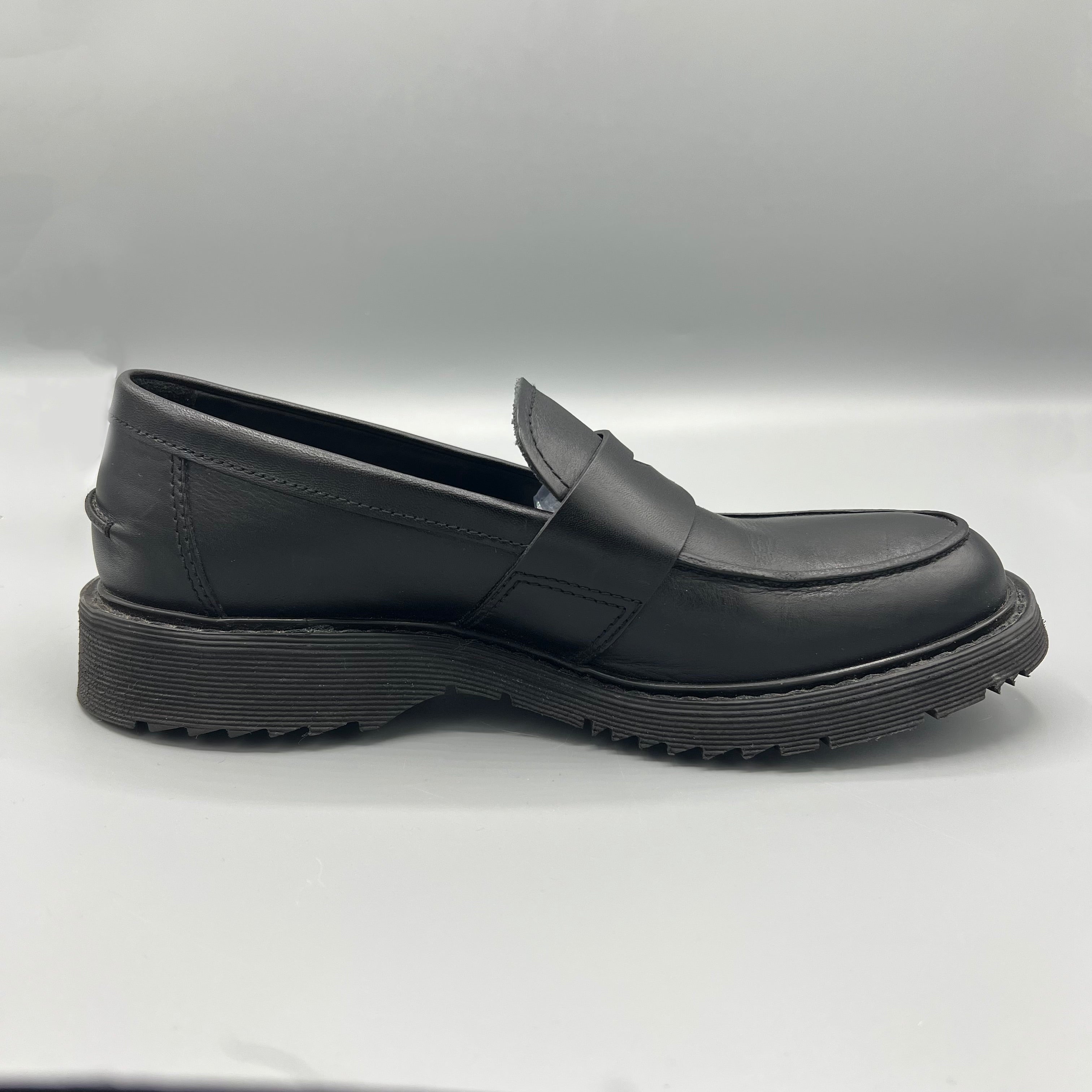 Prada black chunky loafers