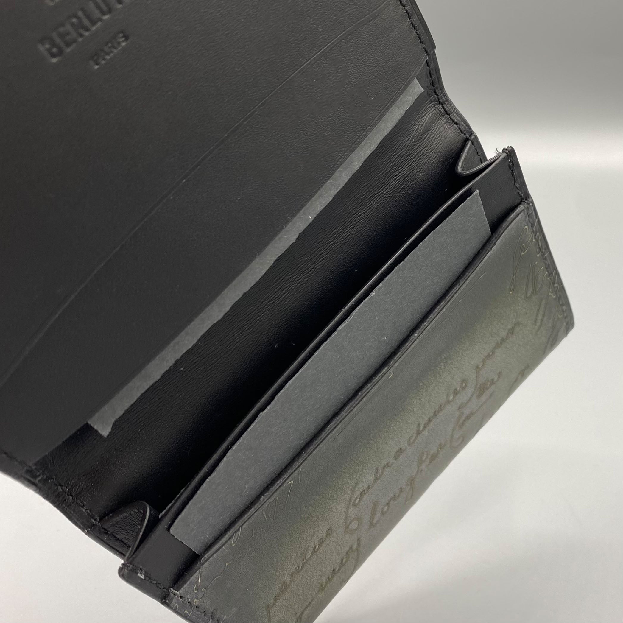 Porte-cartes Imbuia gris Berluti