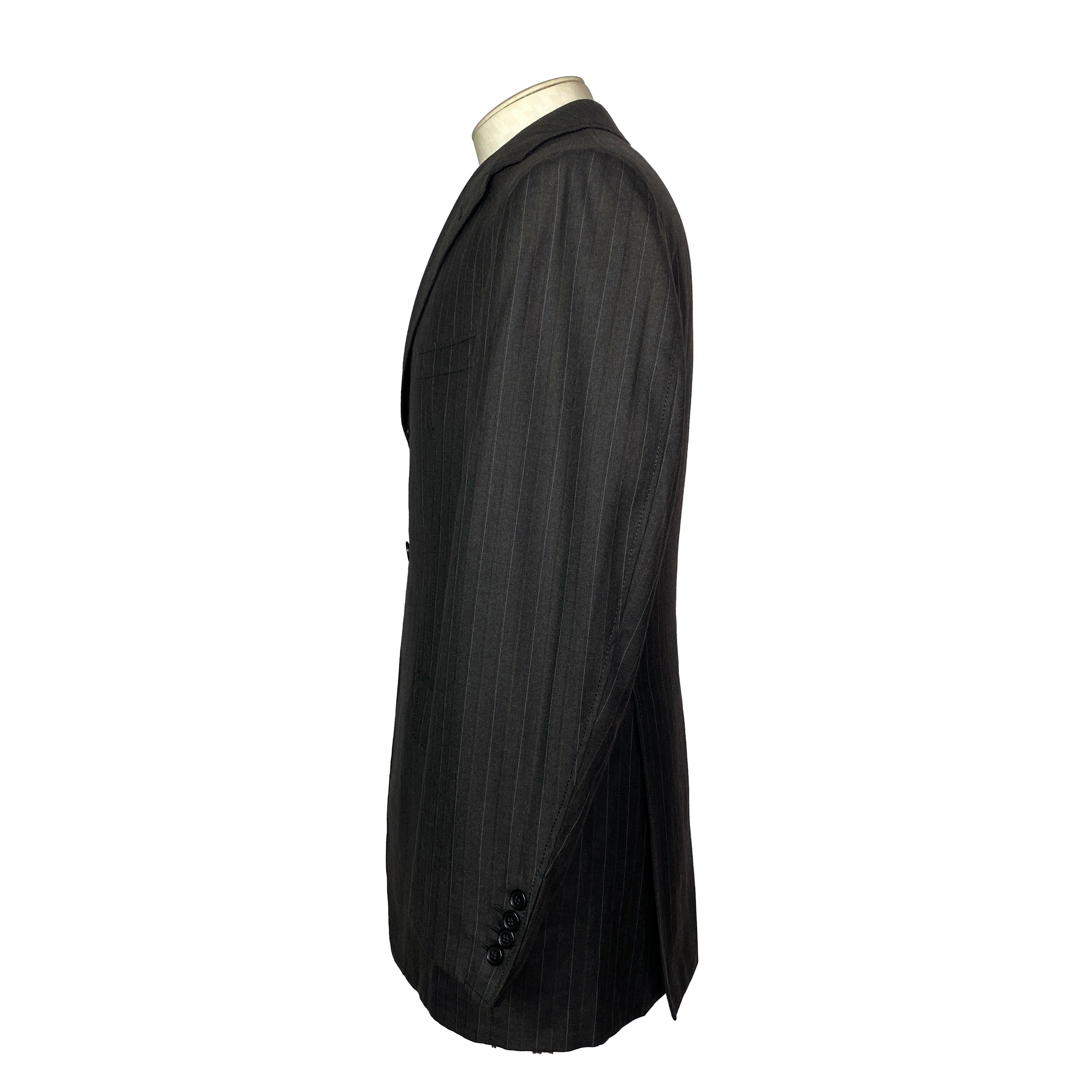 Costume gris à rayures Gaetano Aloisio