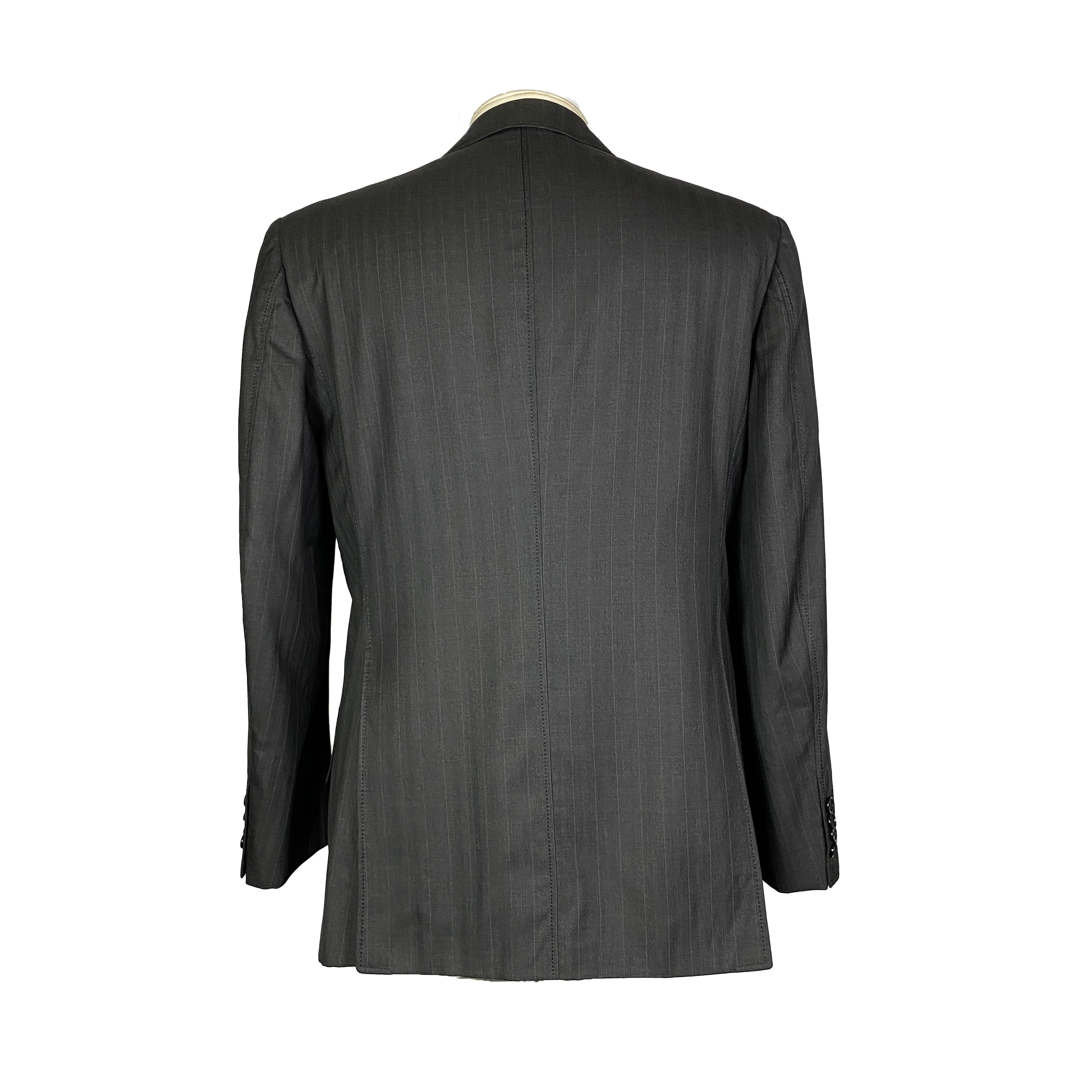 Costume gris à rayures Gaetano Aloisio